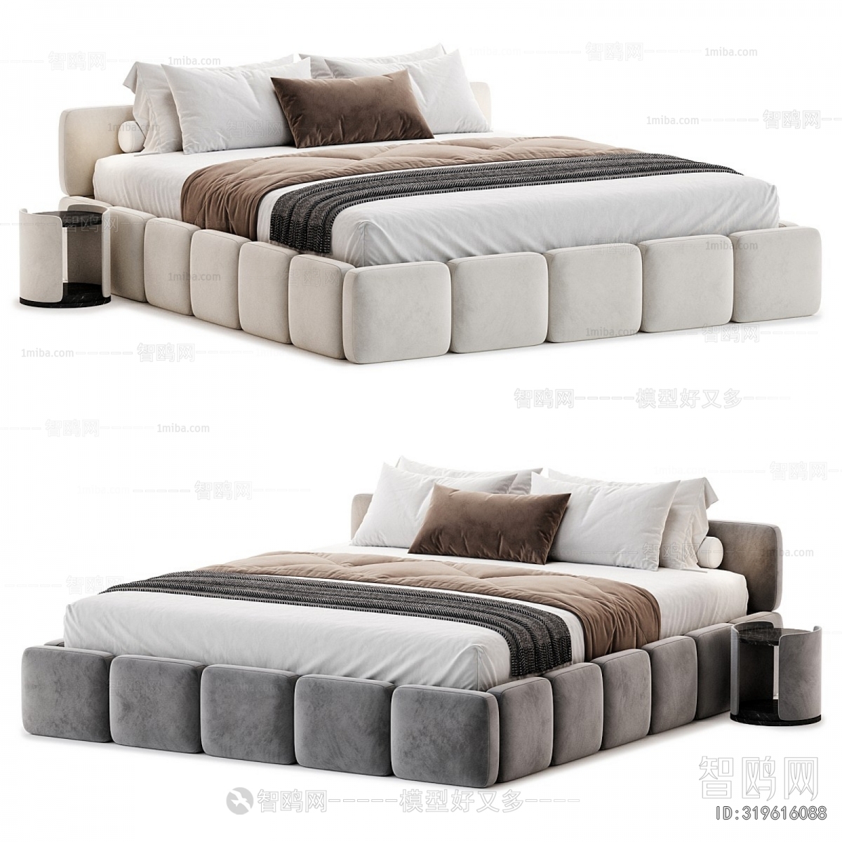 Modern Double Bed