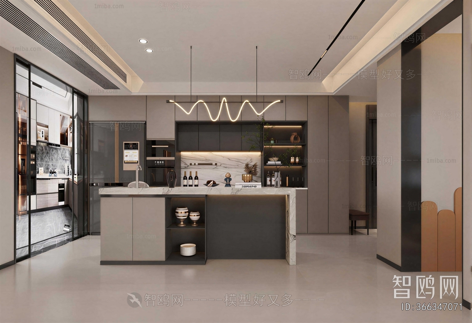 Modern The Kitchen