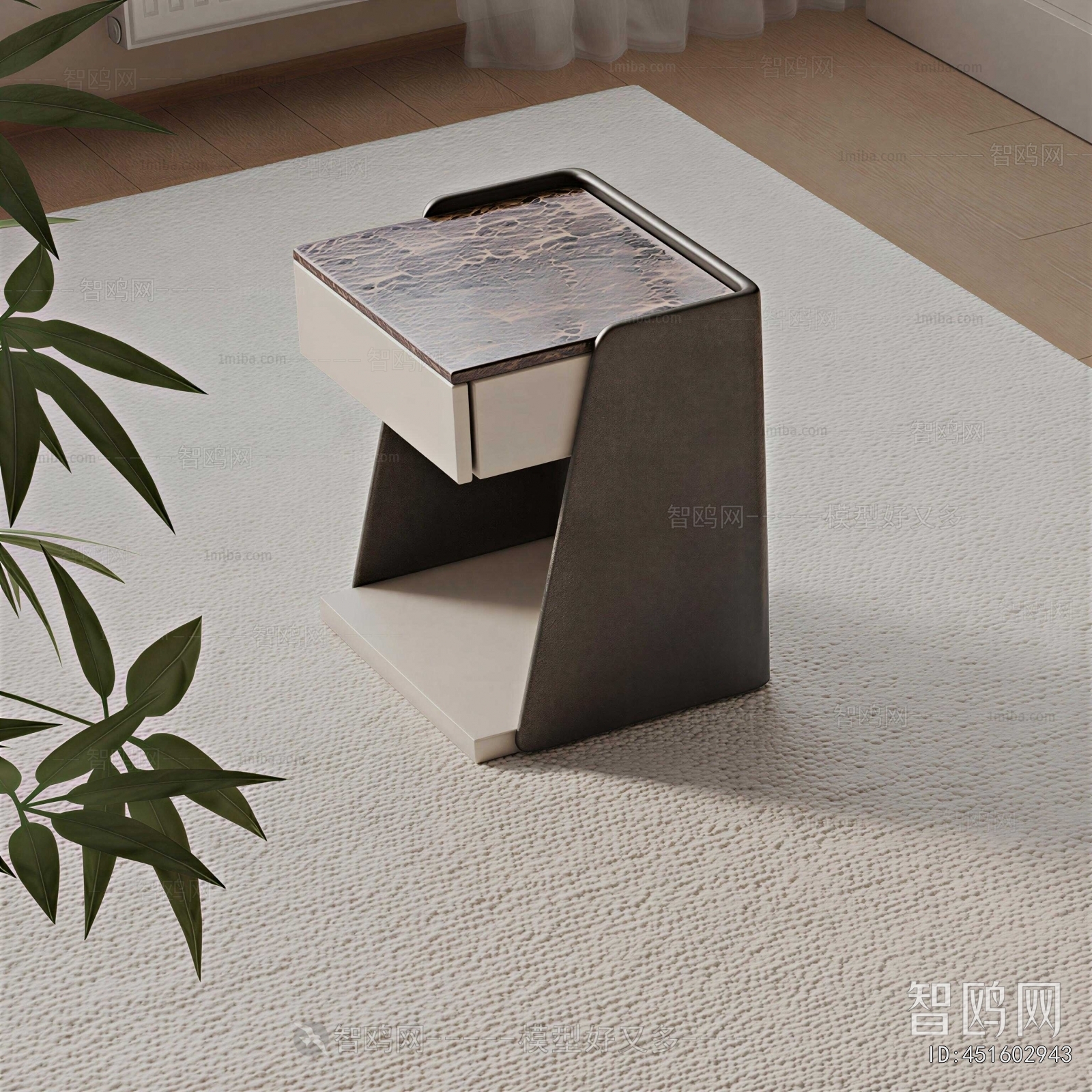 Modern Bedside Cupboard