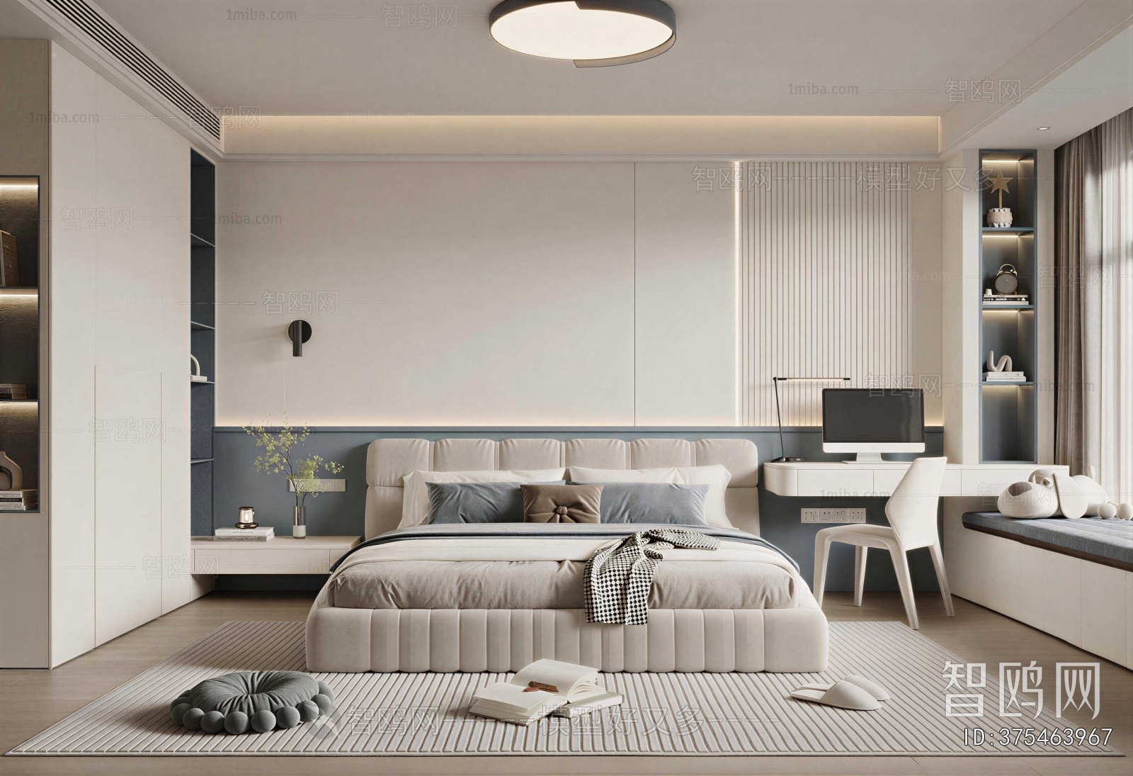 Modern Boy's Room And Son's Room