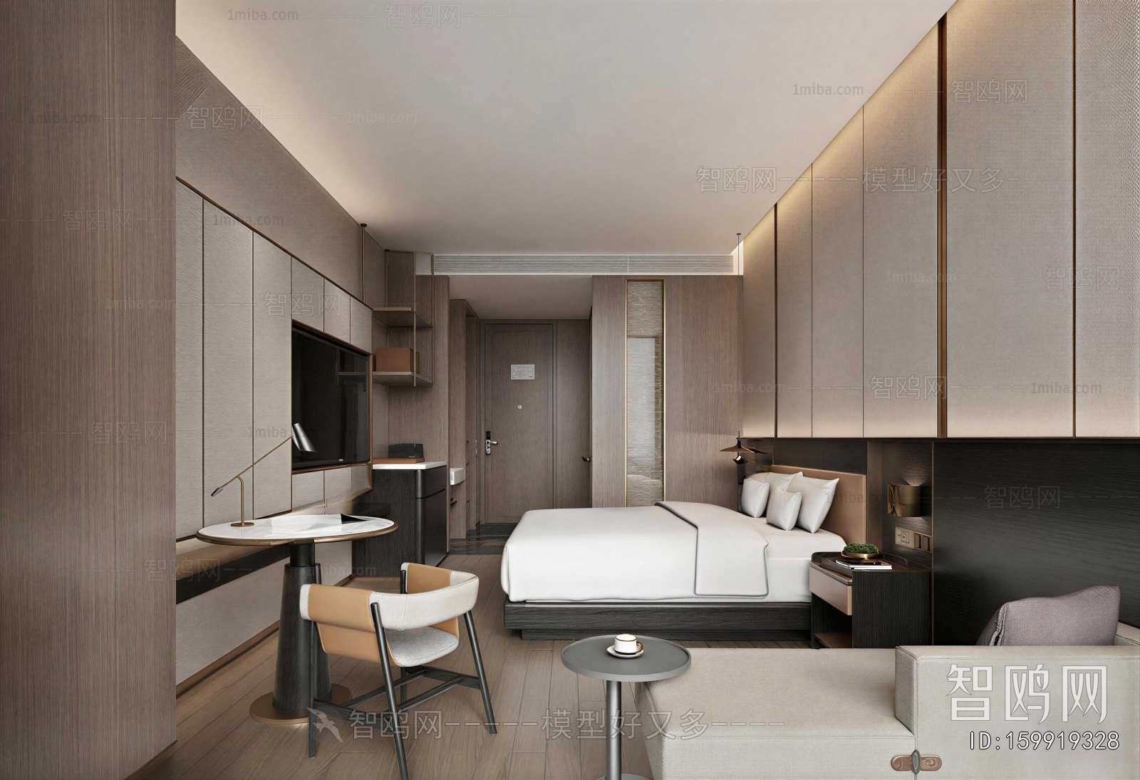 Modern Guest Room