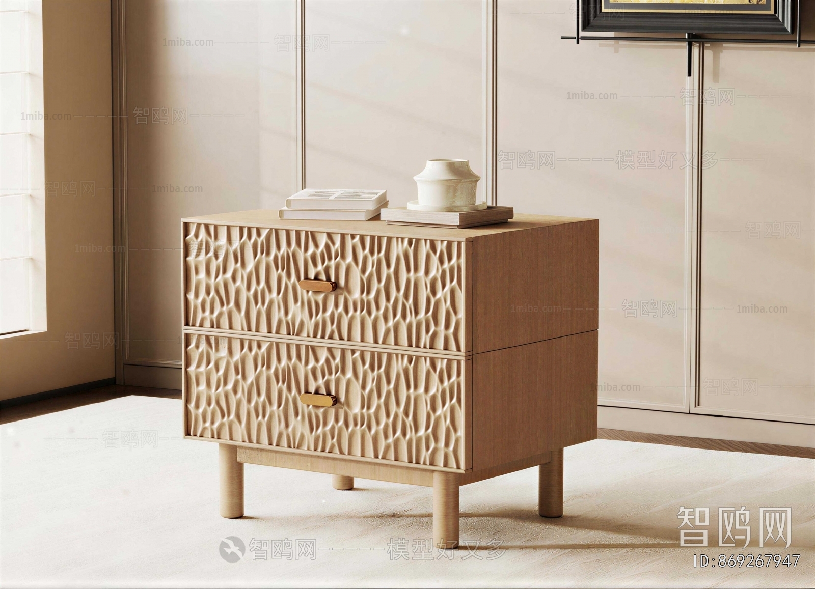 Modern Bedside Cupboard