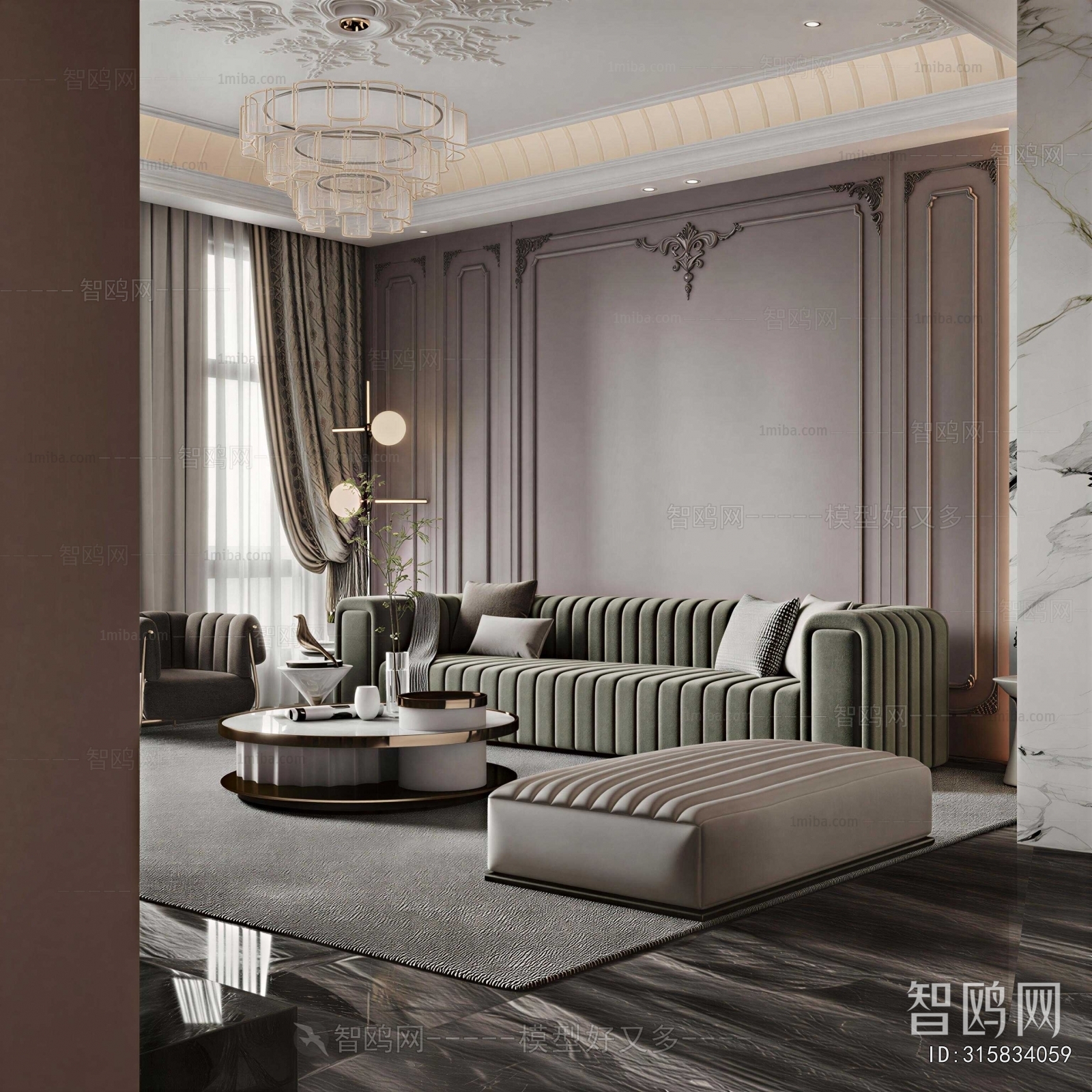 French Style A Living Room