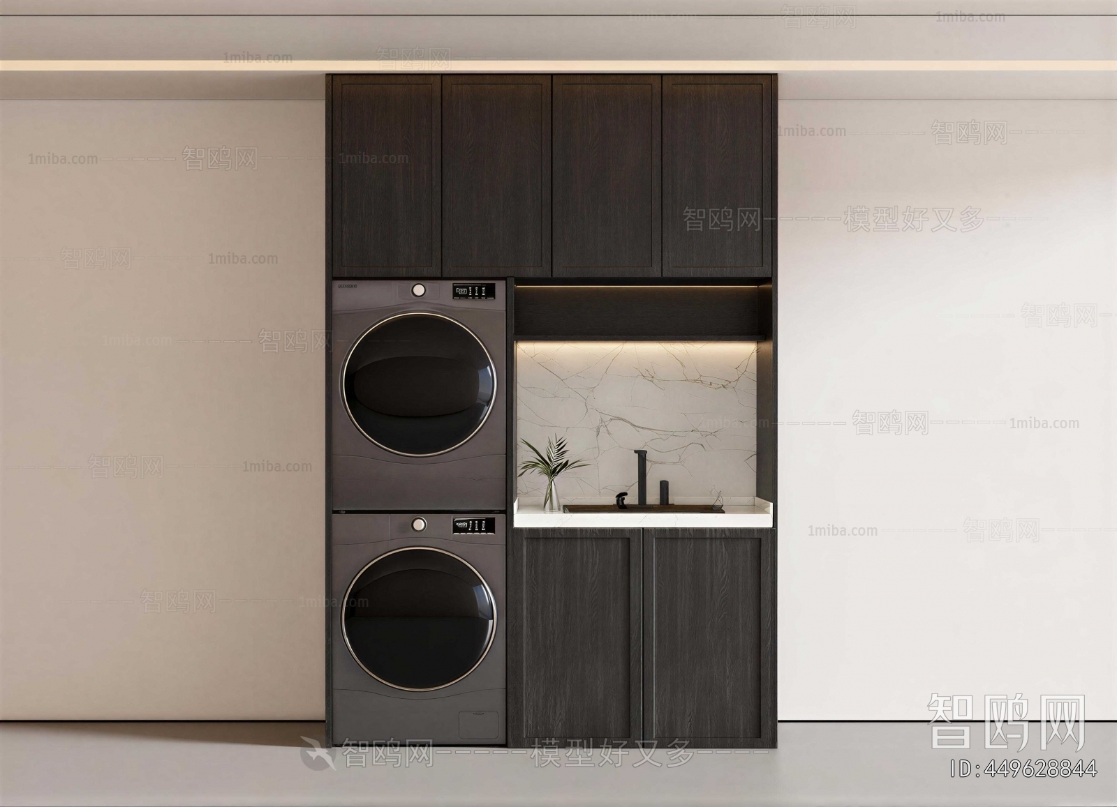 Modern Laundry Cabinet