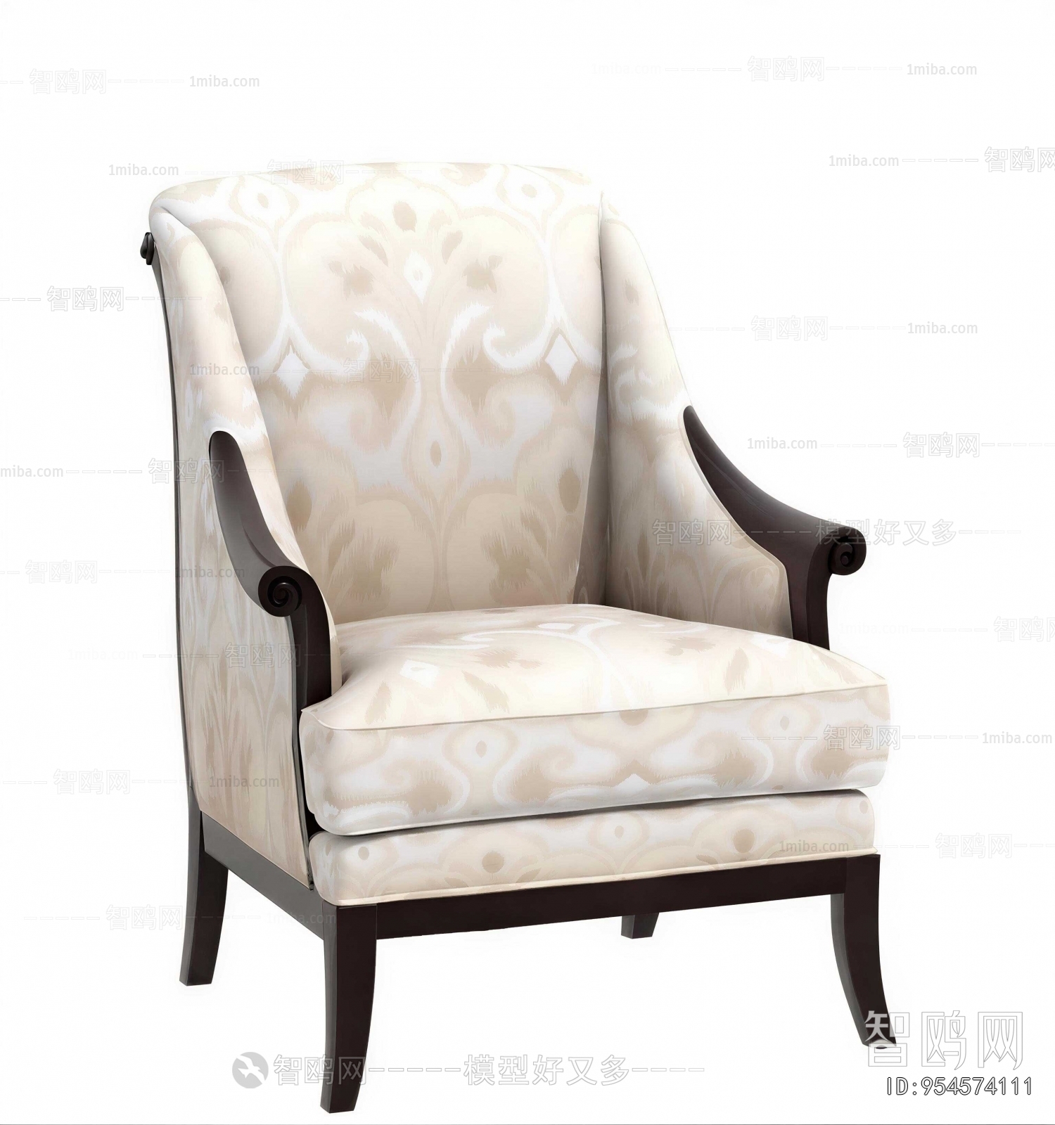 New Classical Style Single Sofa