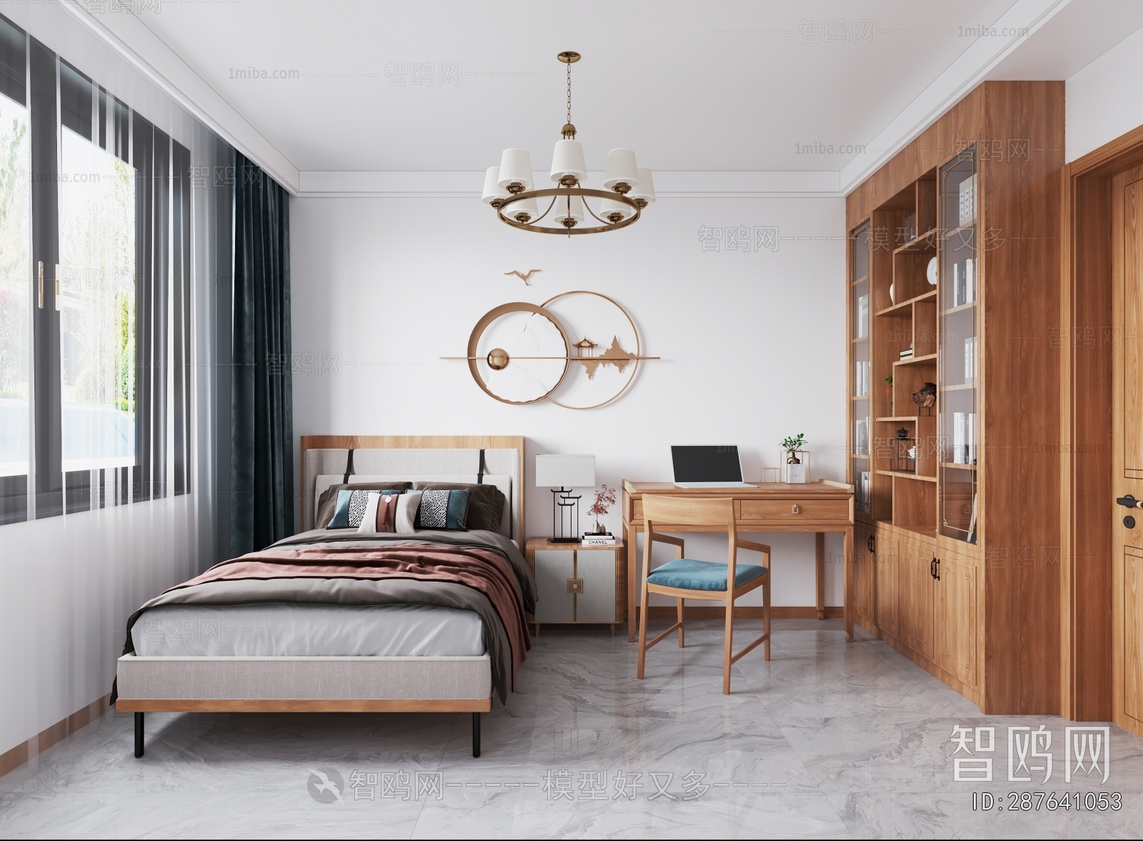 New Chinese Style Bedroom
