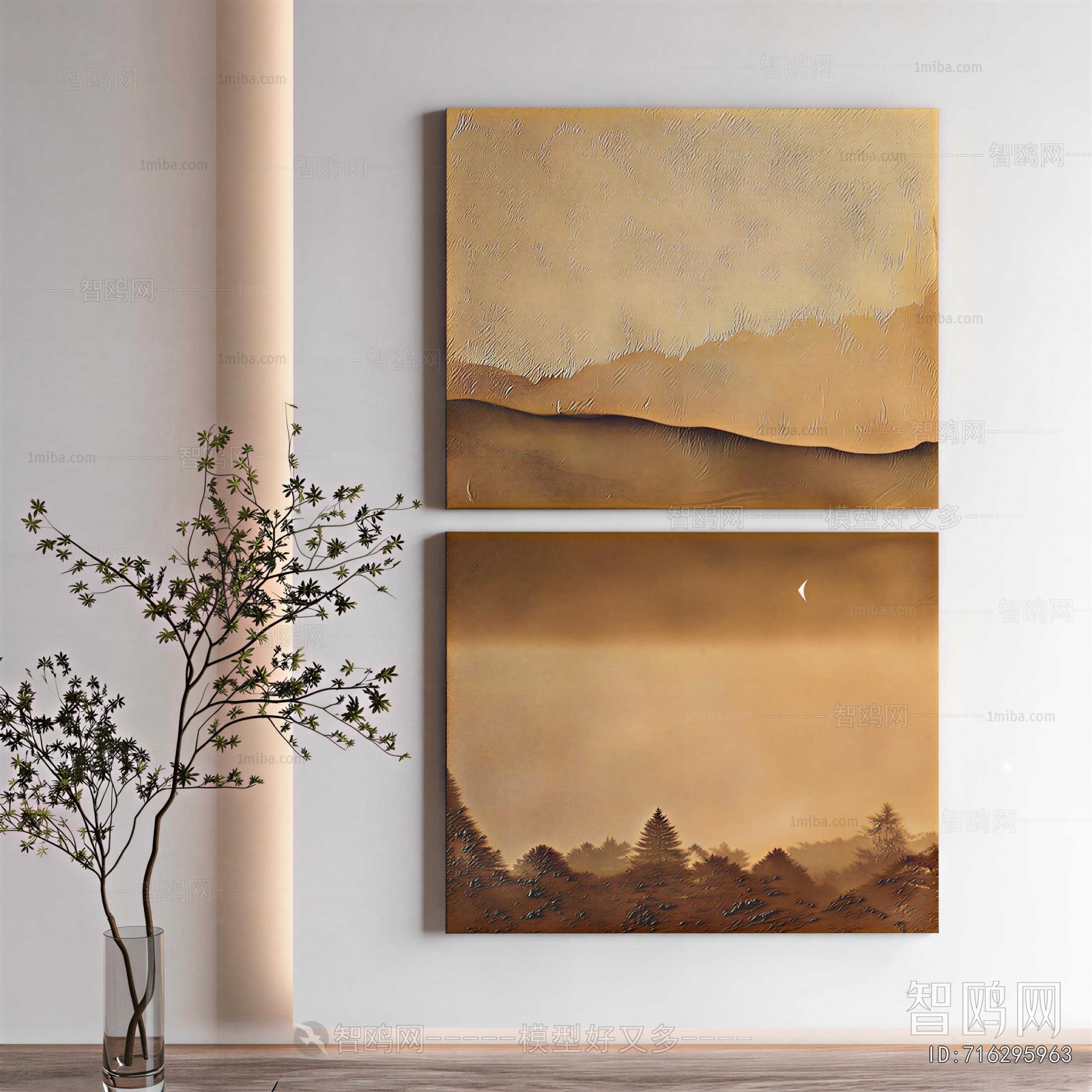 Wabi-sabi Style Painting