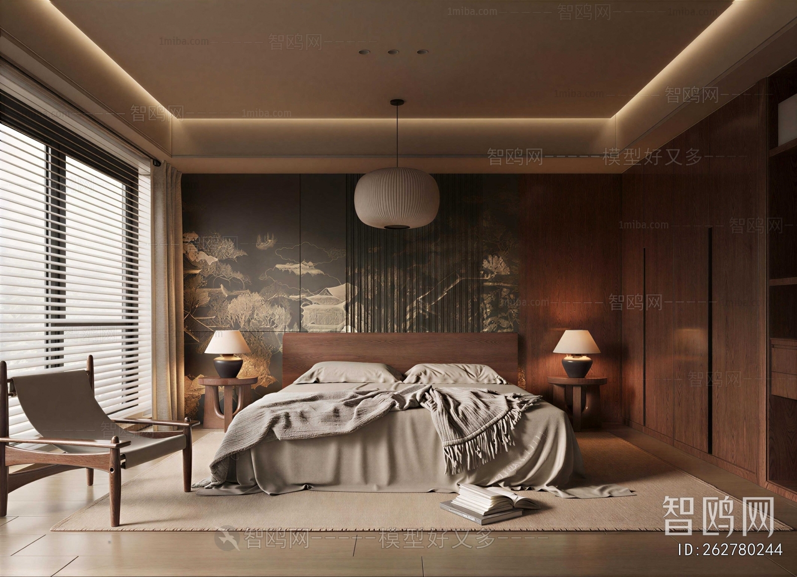 Wabi-sabi Style Bedroom