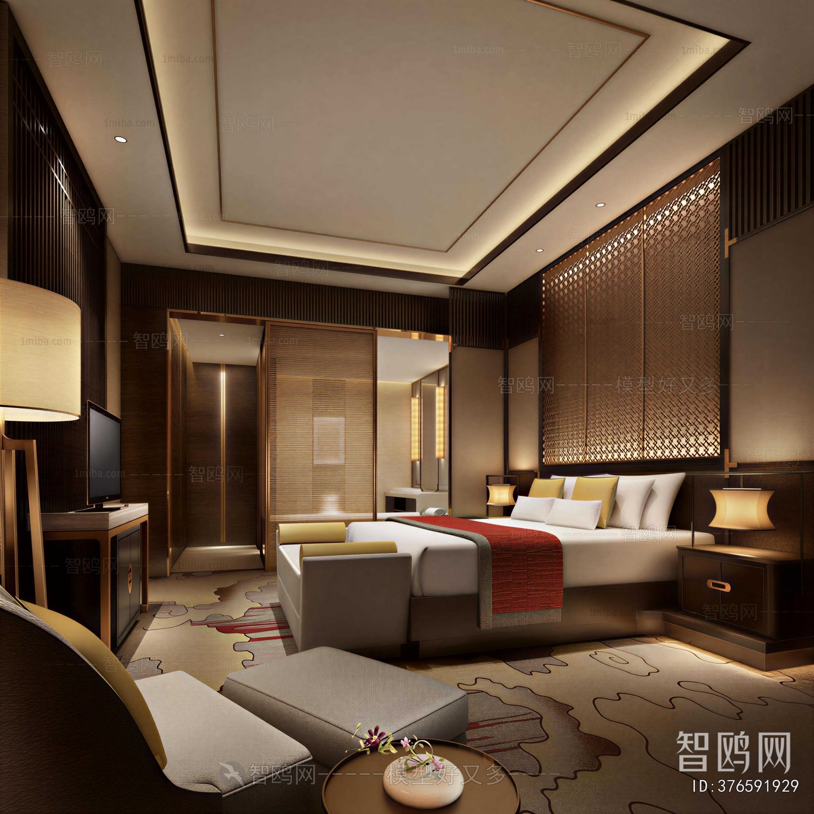 New Chinese Style Guest Room