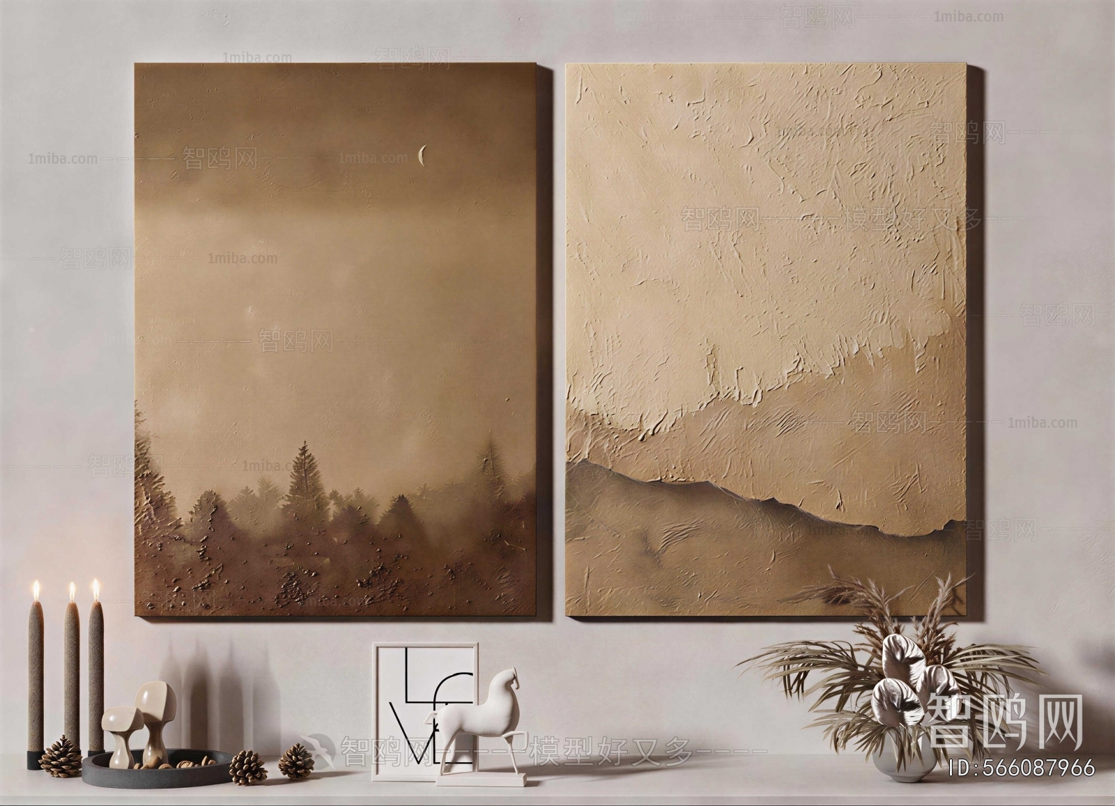 Wabi-sabi Style Painting