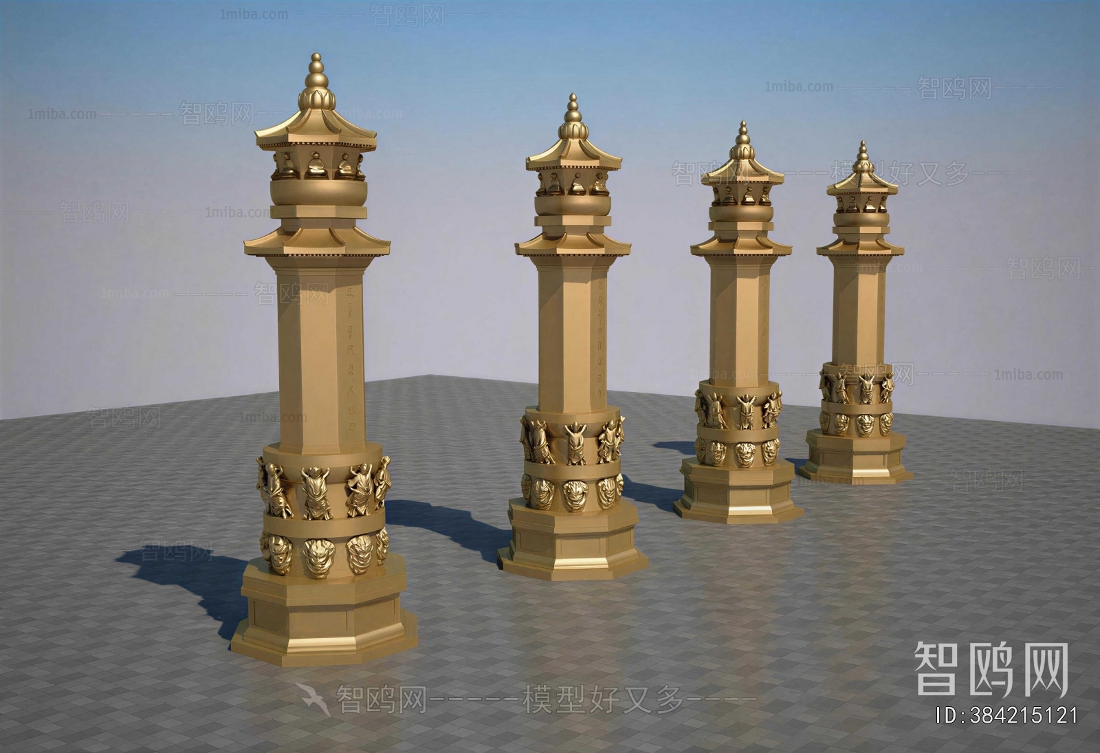 Chinese Style Column