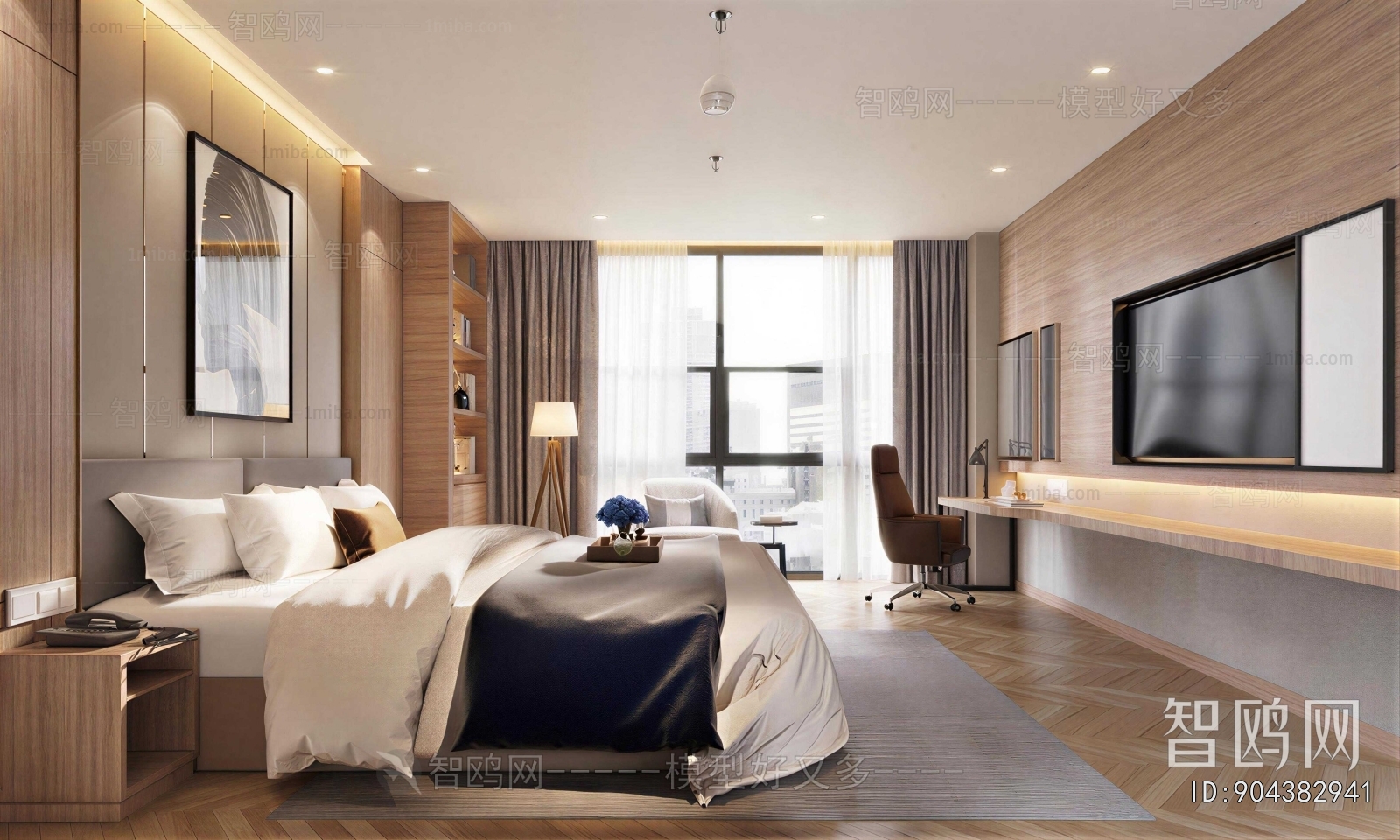 Modern Guest Room