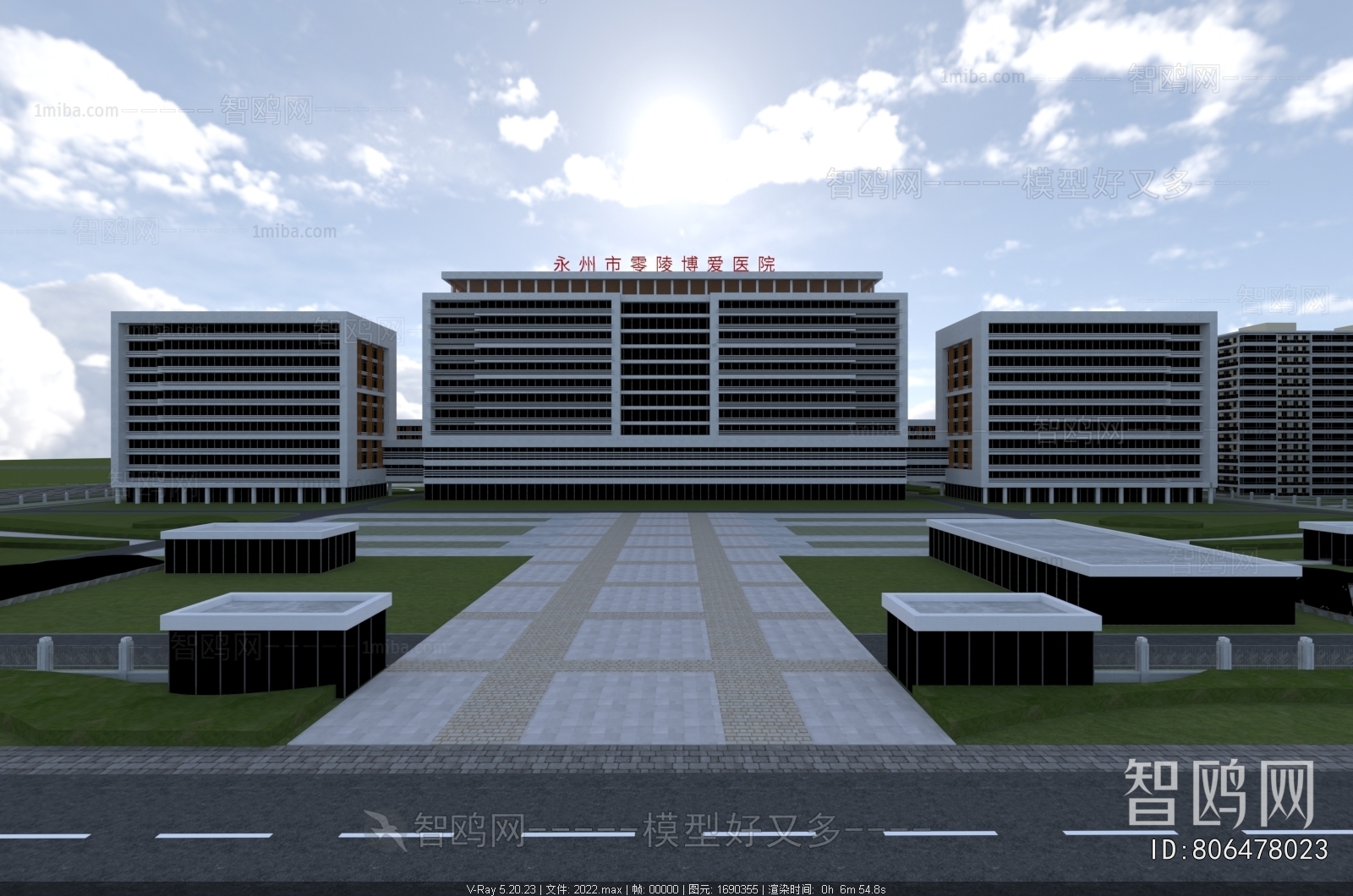 Modern Architectural Bird's-eye View Planning
