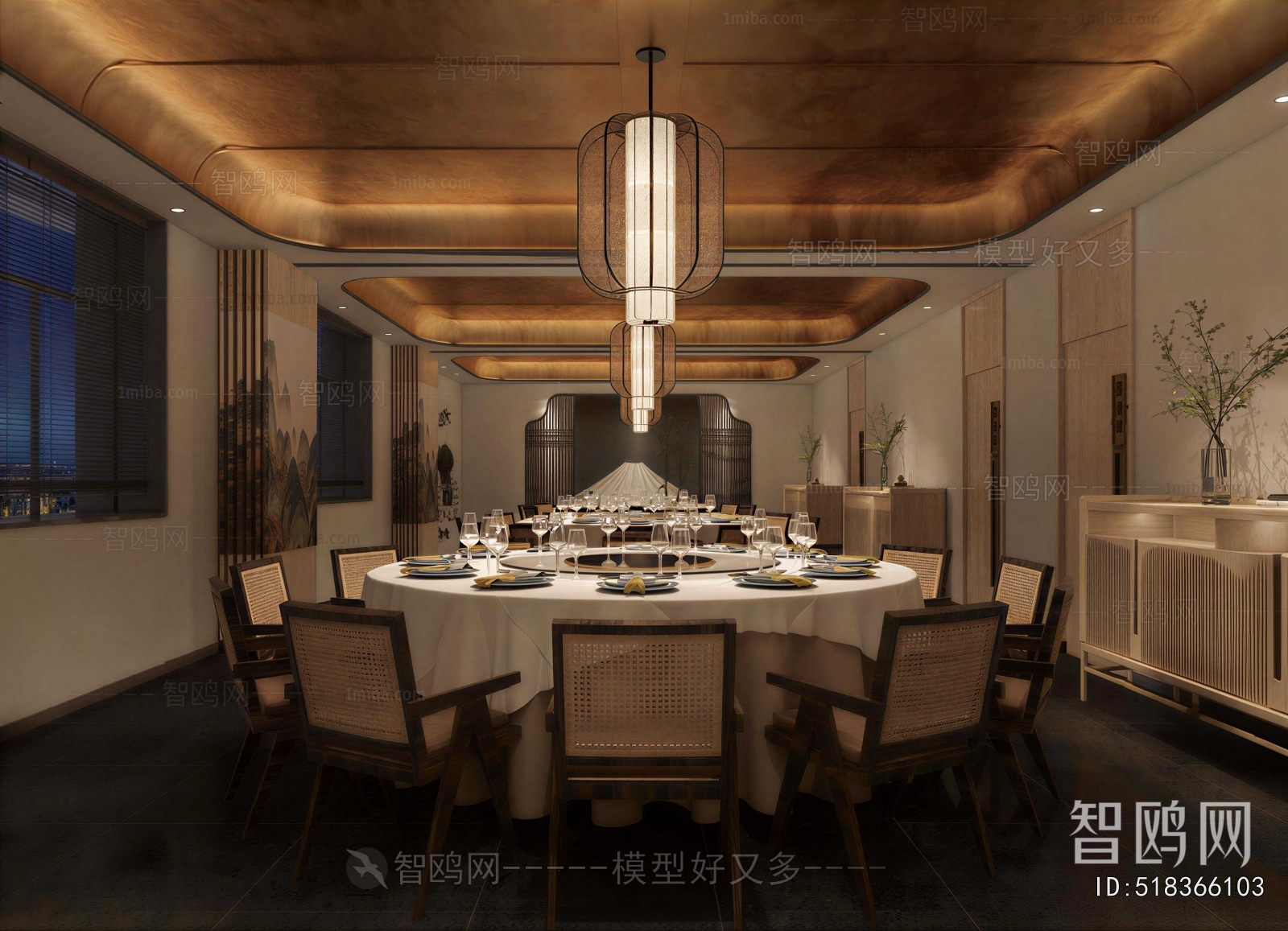 New Chinese Style Restaurant Box