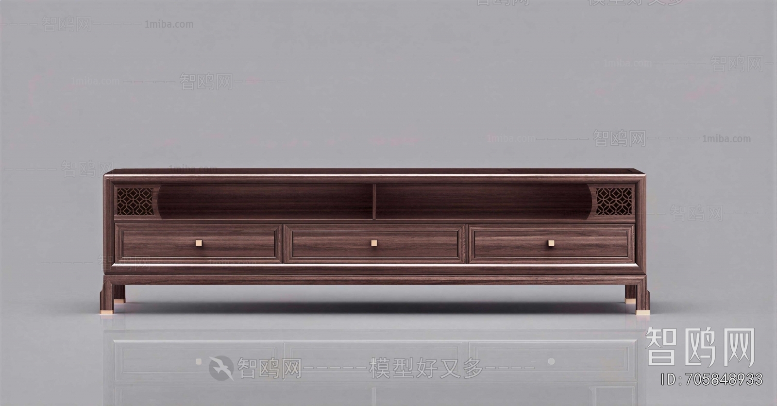 New Chinese Style TV Cabinet