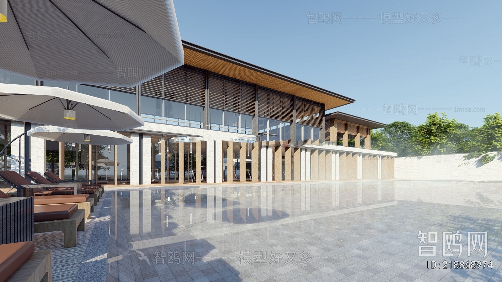 New Chinese Style Courtyard/landscape