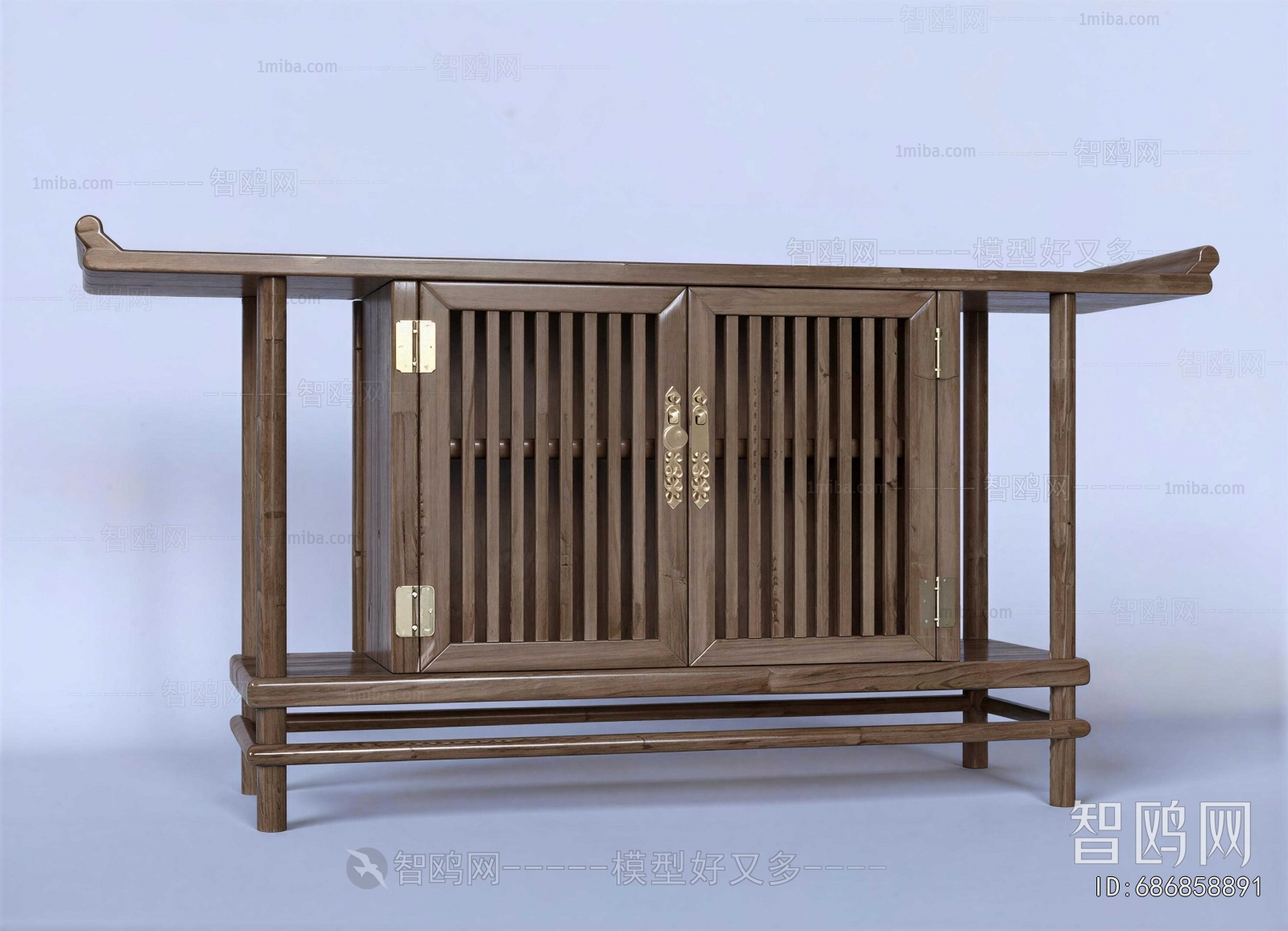 New Chinese Style Side Cabinet