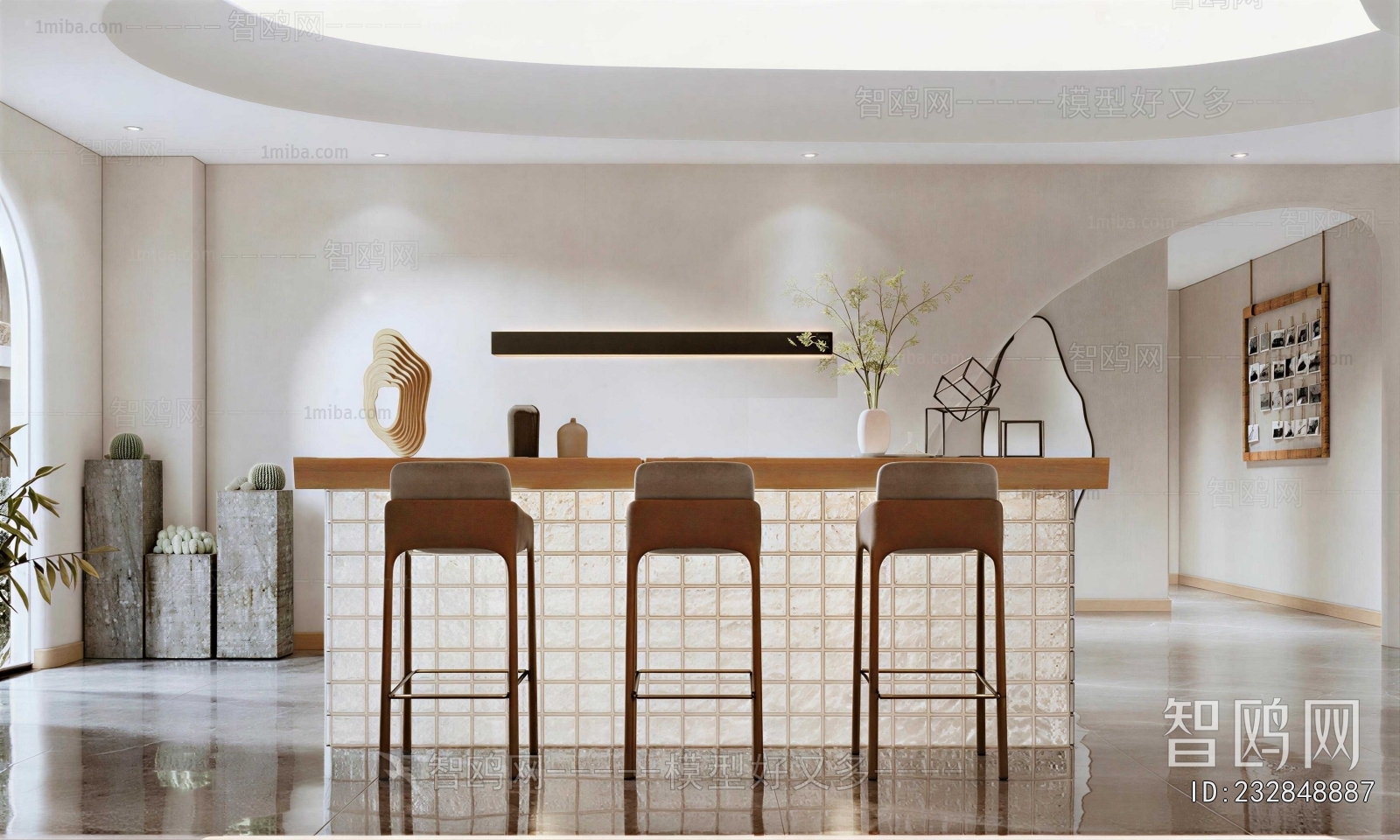 Wabi-sabi Style Dining Room