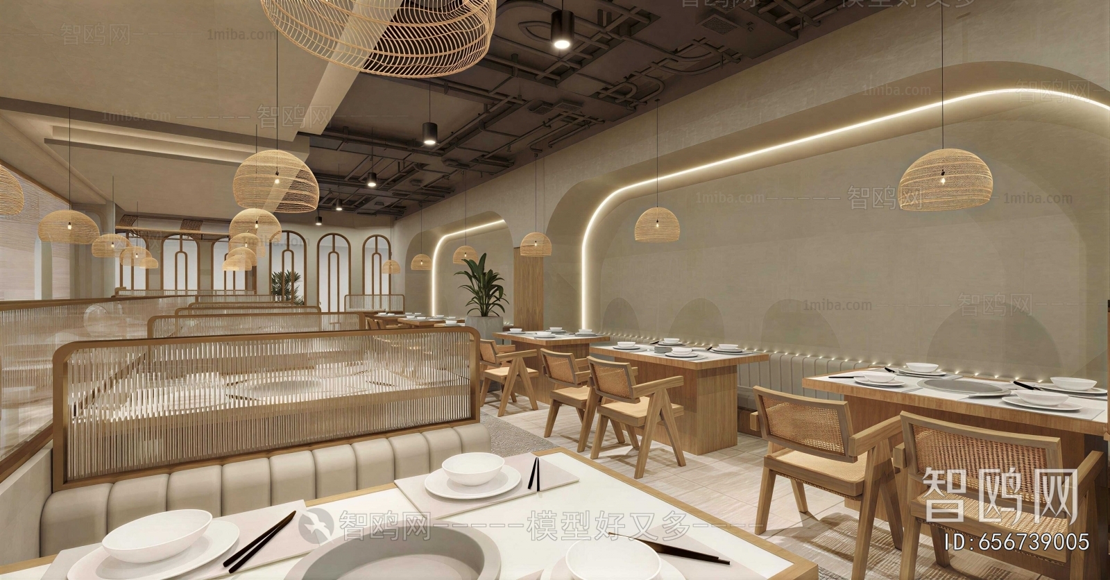 Wabi-sabi Style Restaurant