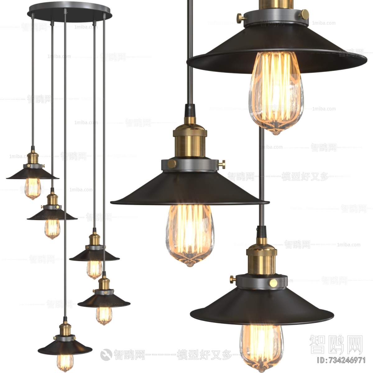 Industrial Style Droplight