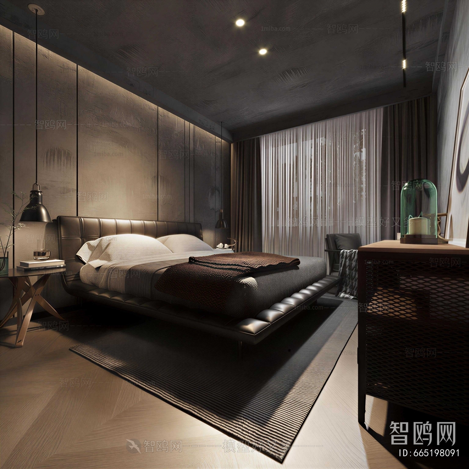 Industrial Style Bedroom