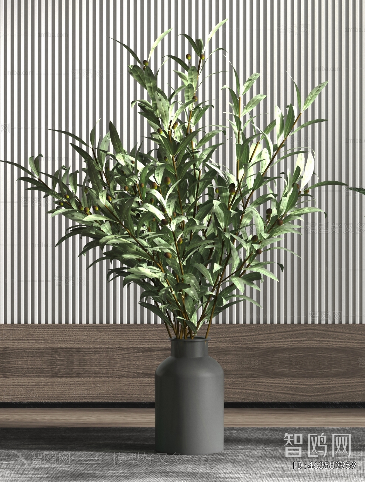 Modern Aquatic Green Plant