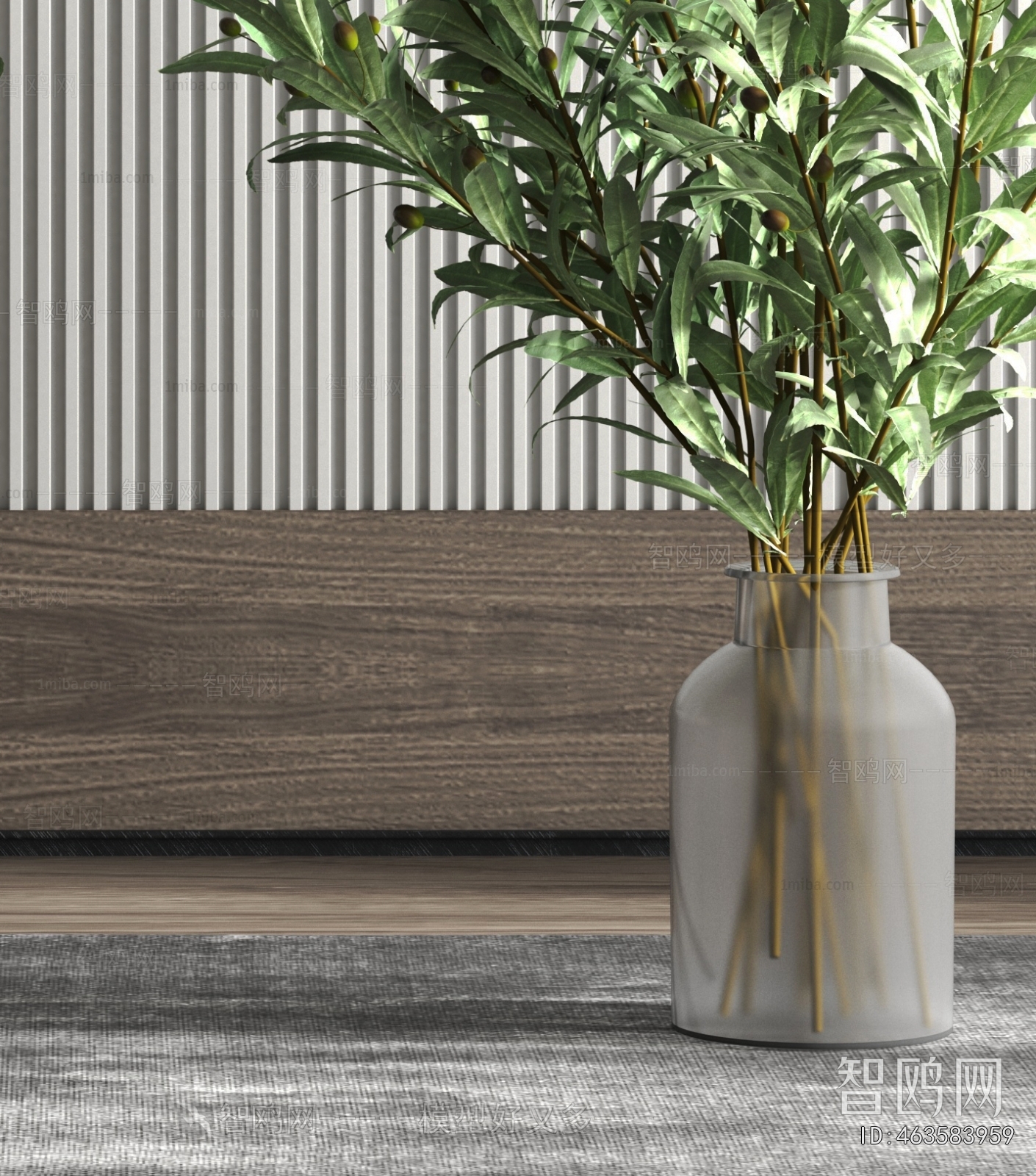 Modern Aquatic Green Plant