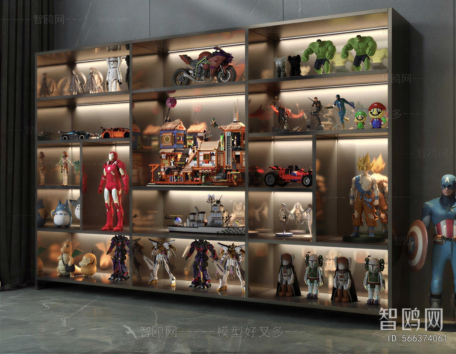 Modern Decorative Cabinet