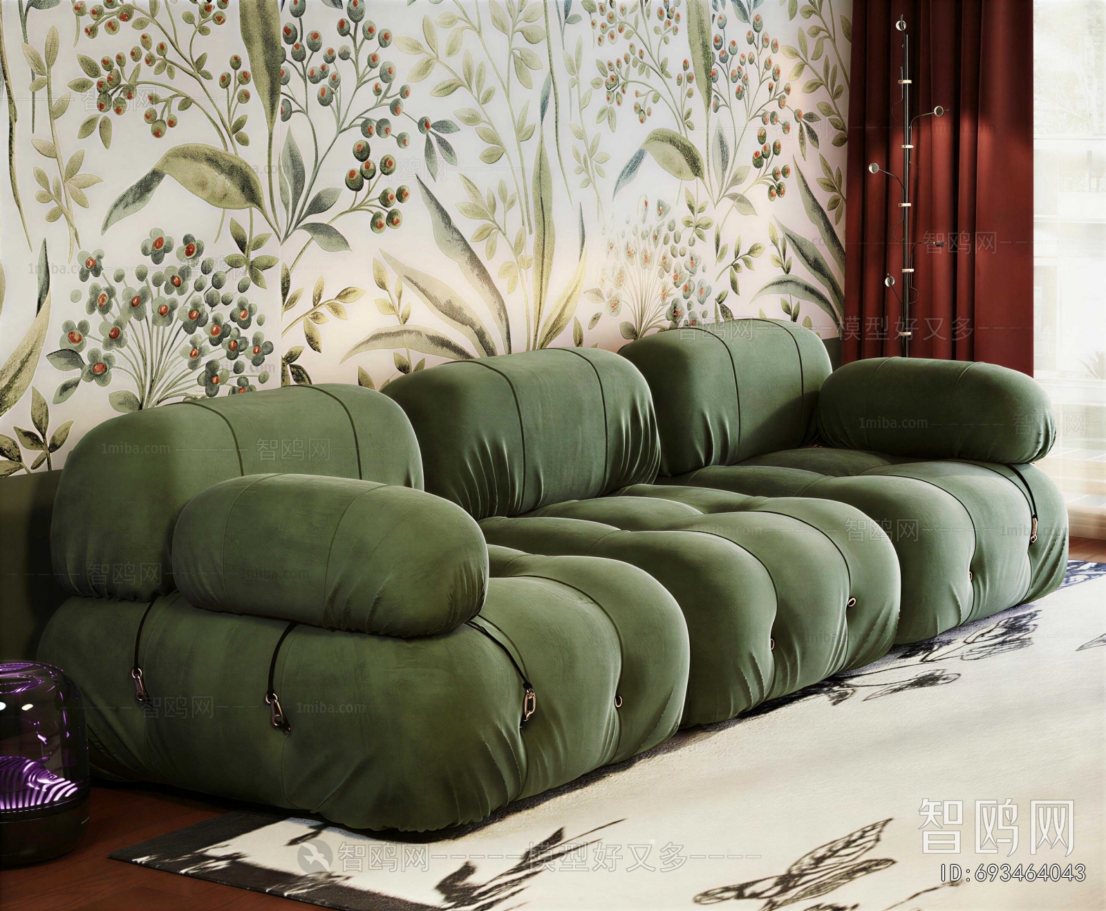 Modern Three-seat Sofa
