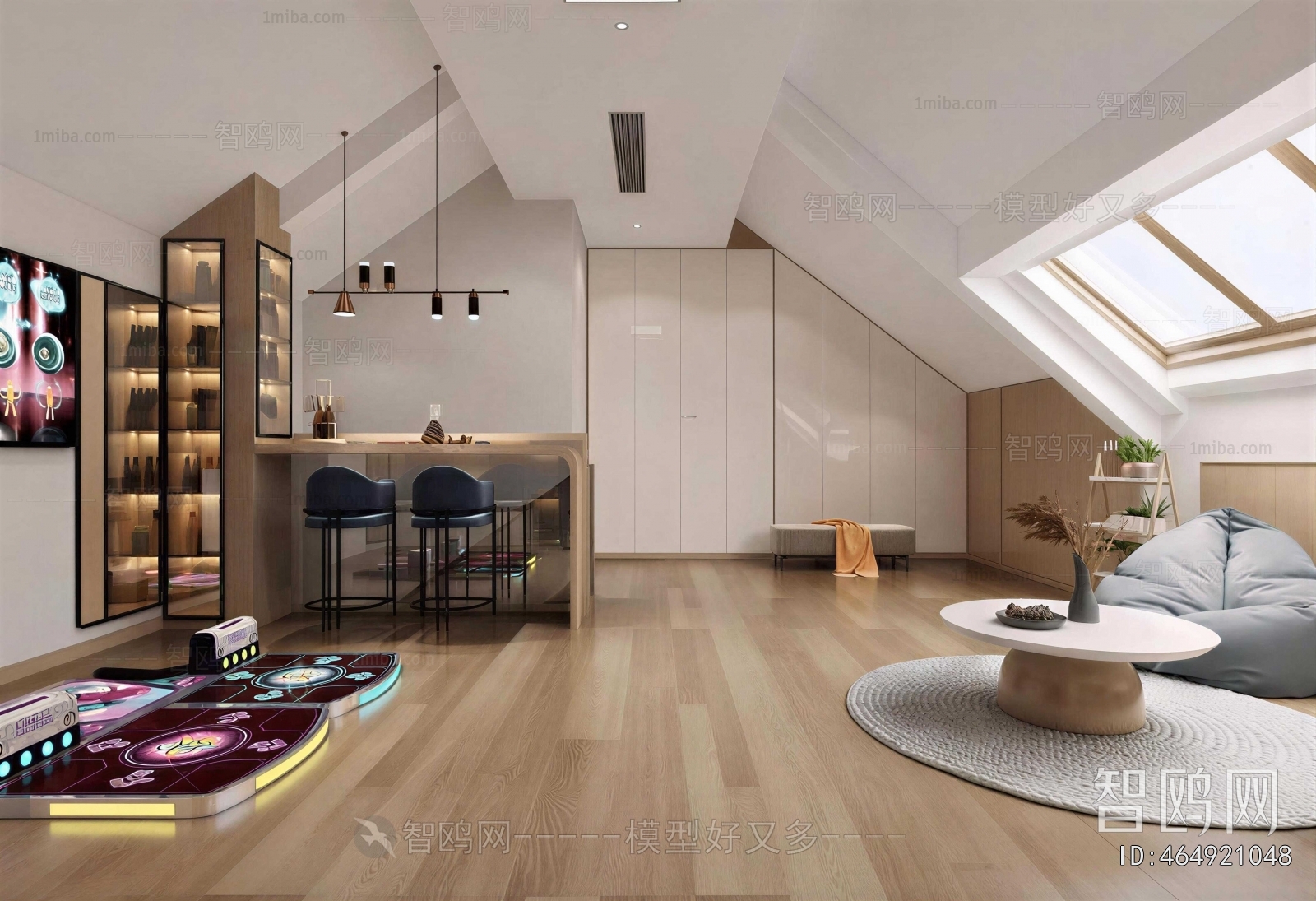Modern Children's Room Activity Room