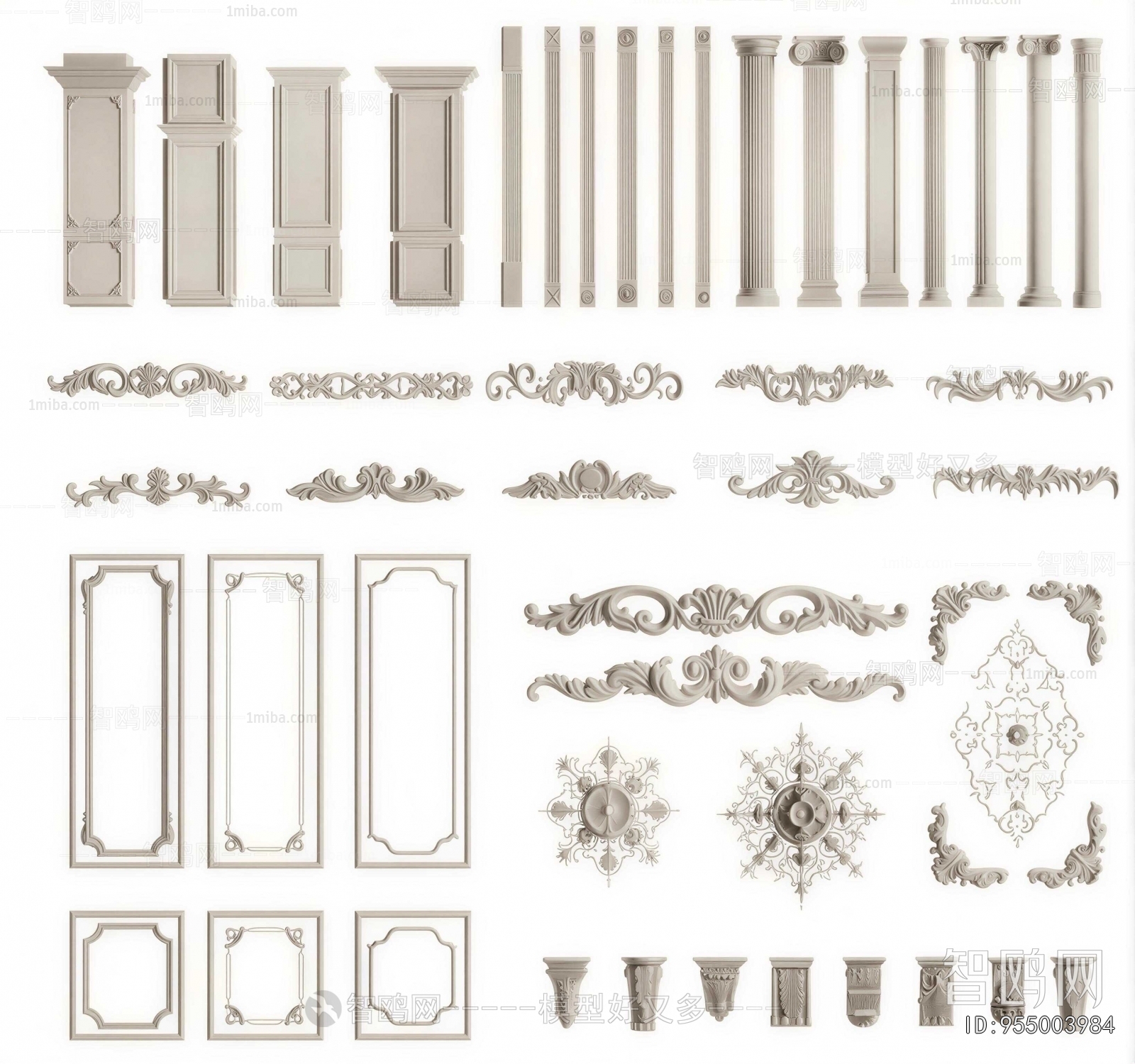 European Style Roman Pillar