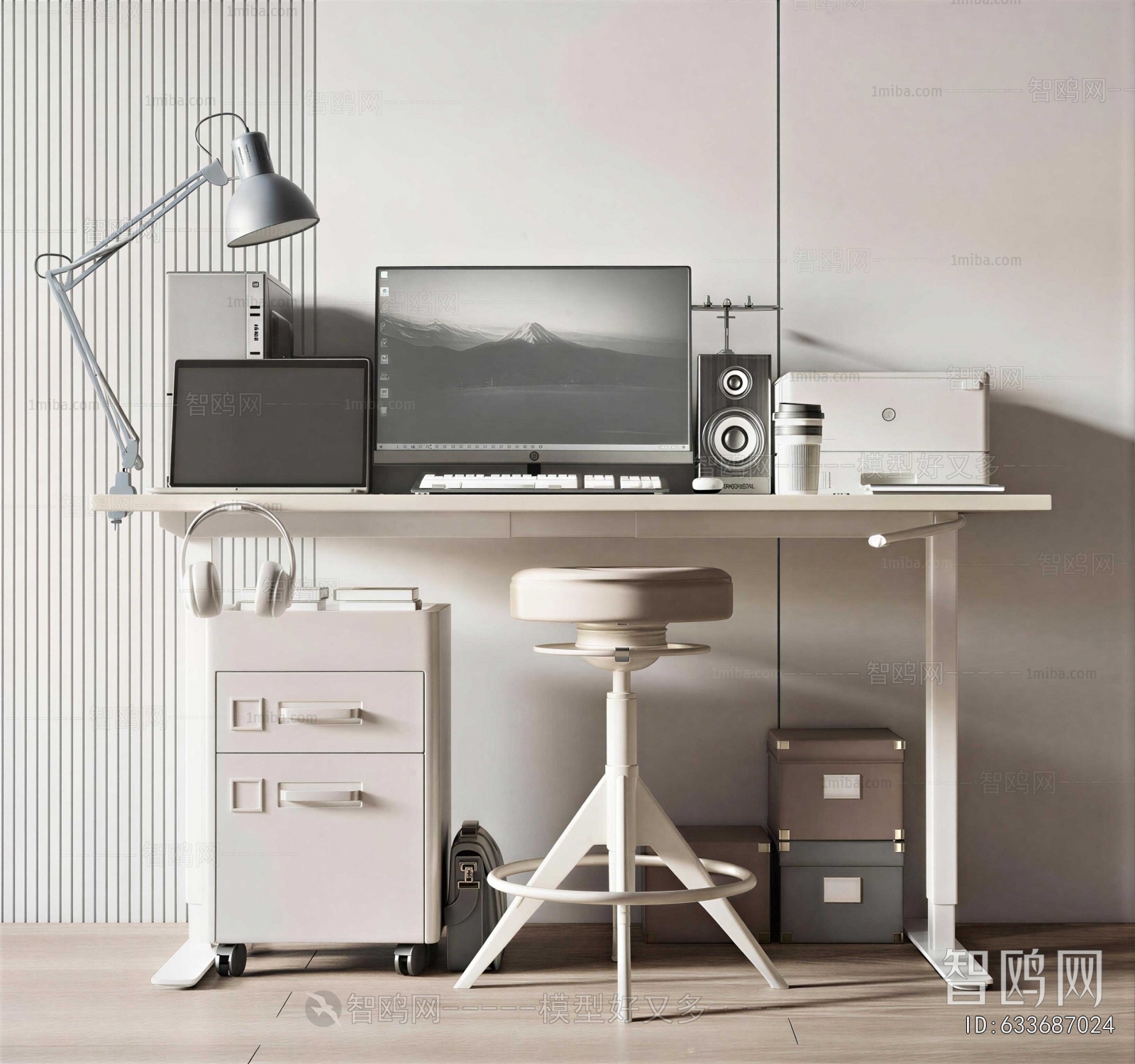 Modern Computer Desk And Chair