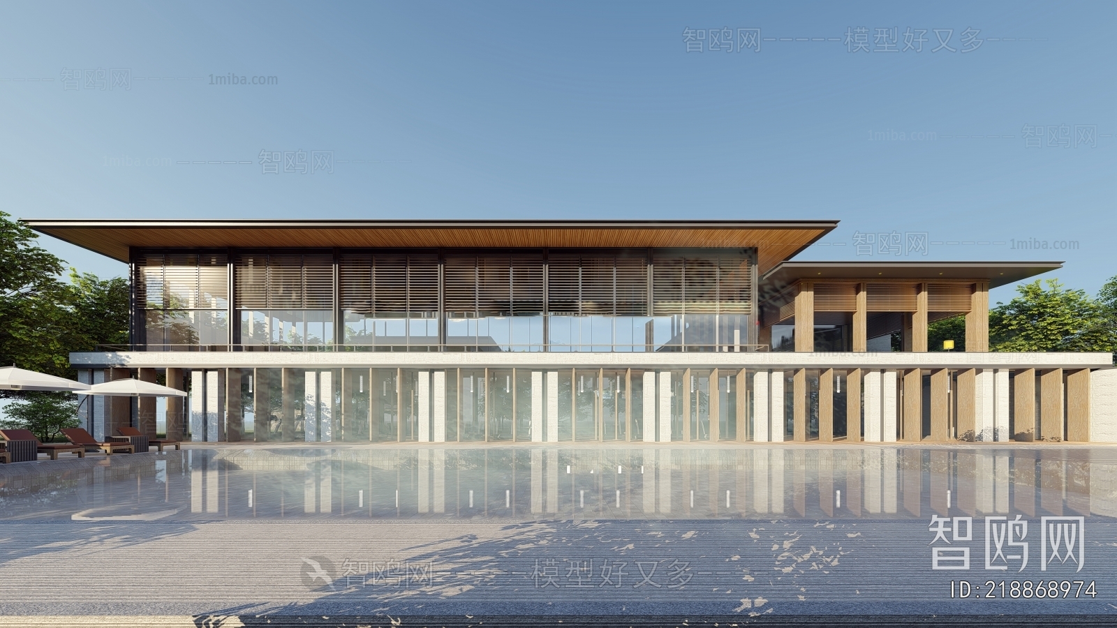 New Chinese Style Courtyard/landscape