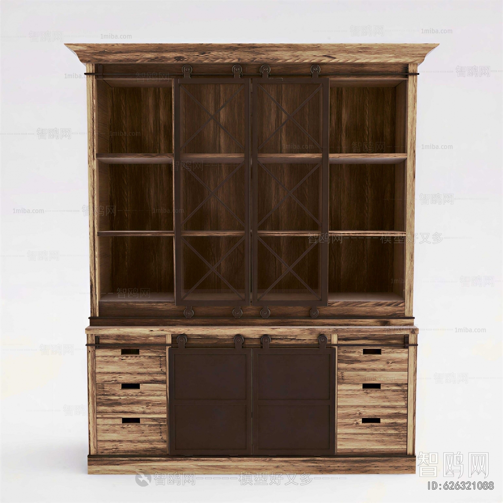 Country Style Retro Style Sideboard