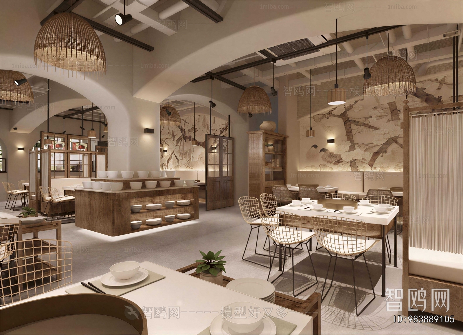 Wabi-sabi Style Restaurant