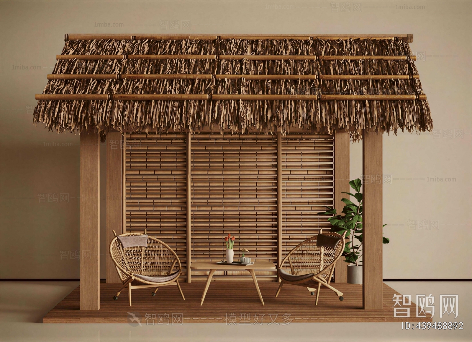 Wabi-sabi Style Pavilion
