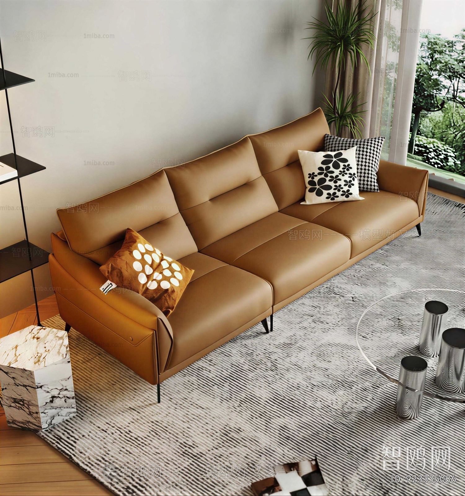 Modern Three-seat Sofa