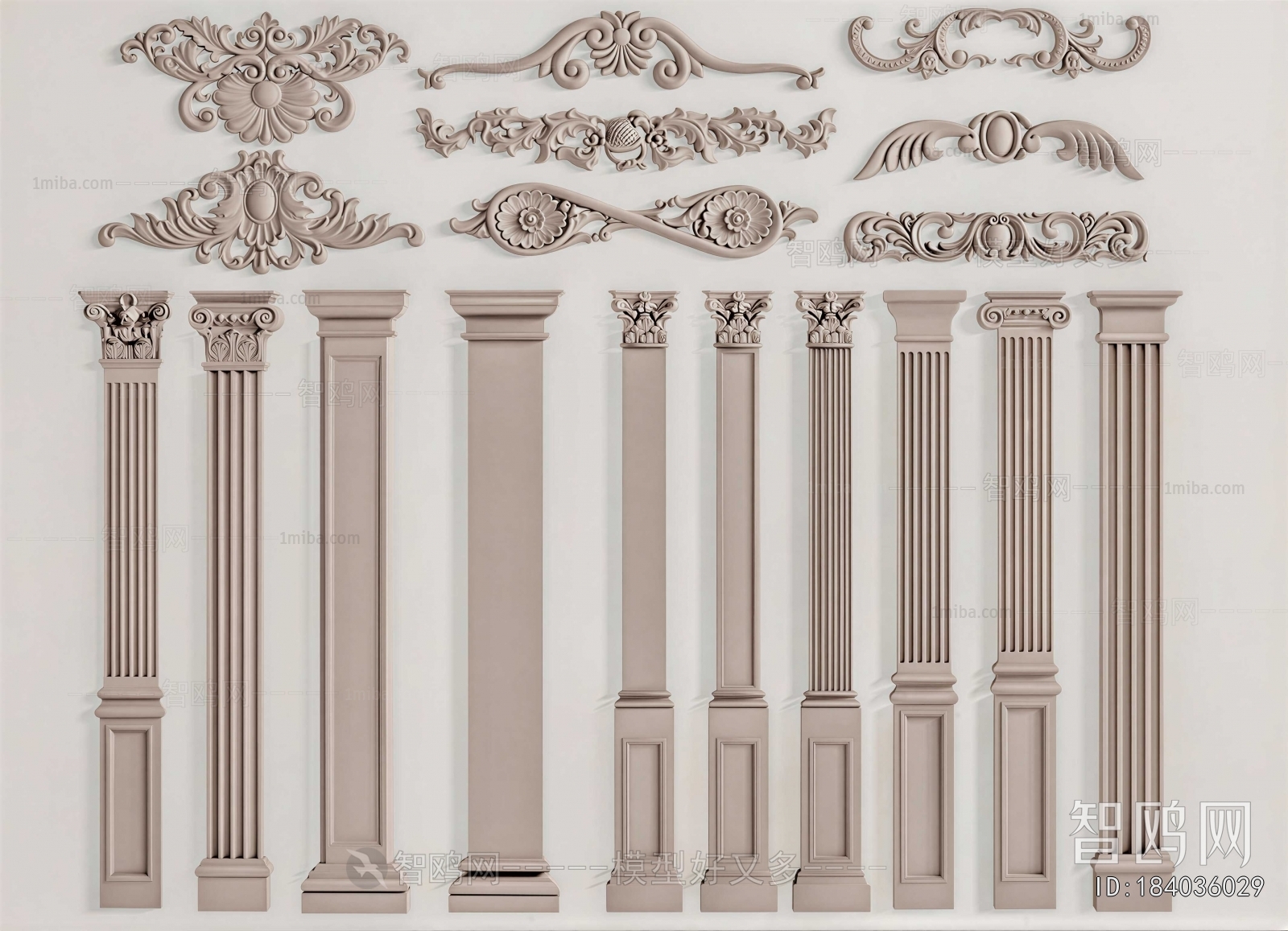 European Style Roman Pillar