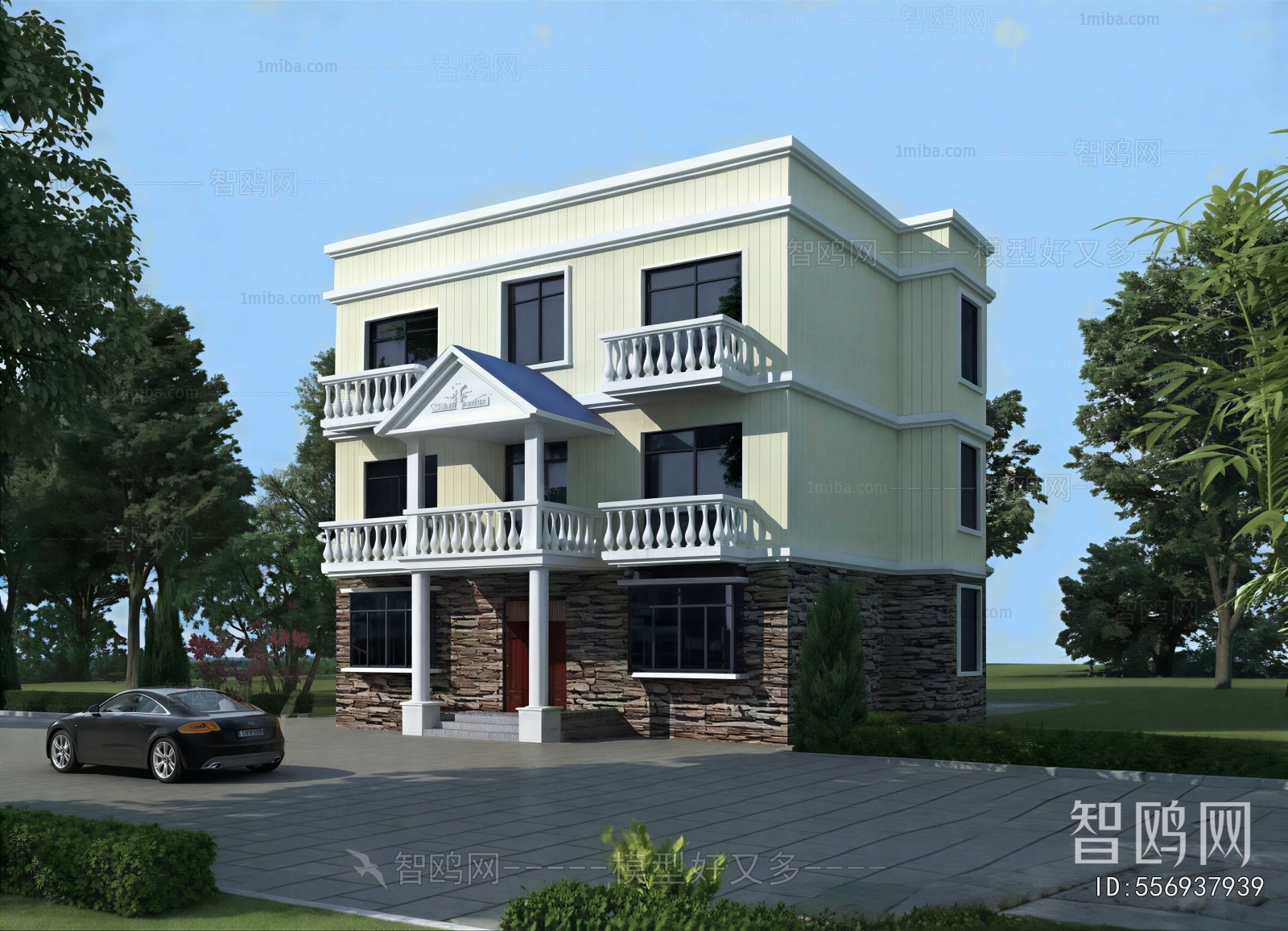 Simple European Style Detached Villa