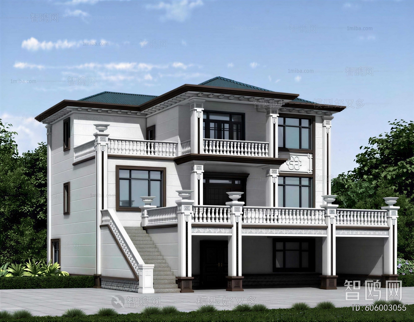 New Chinese Style Detached Villa