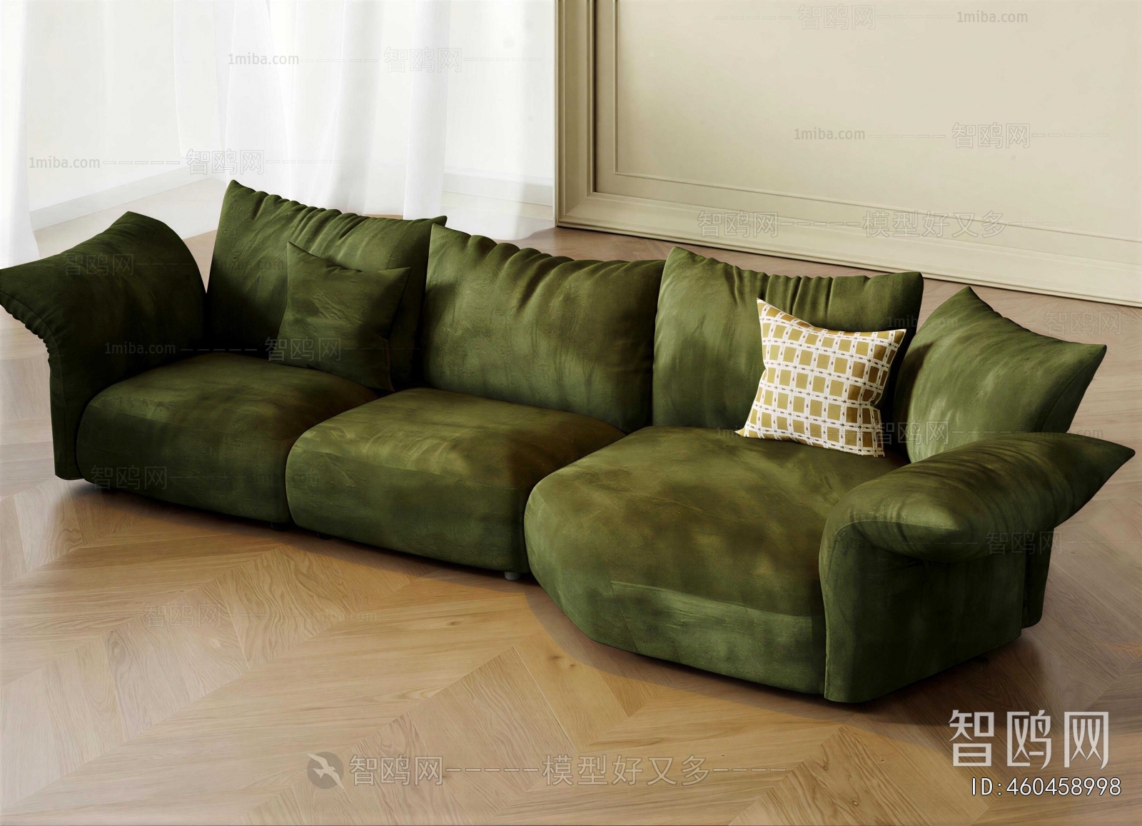 Modern Three-seat Sofa