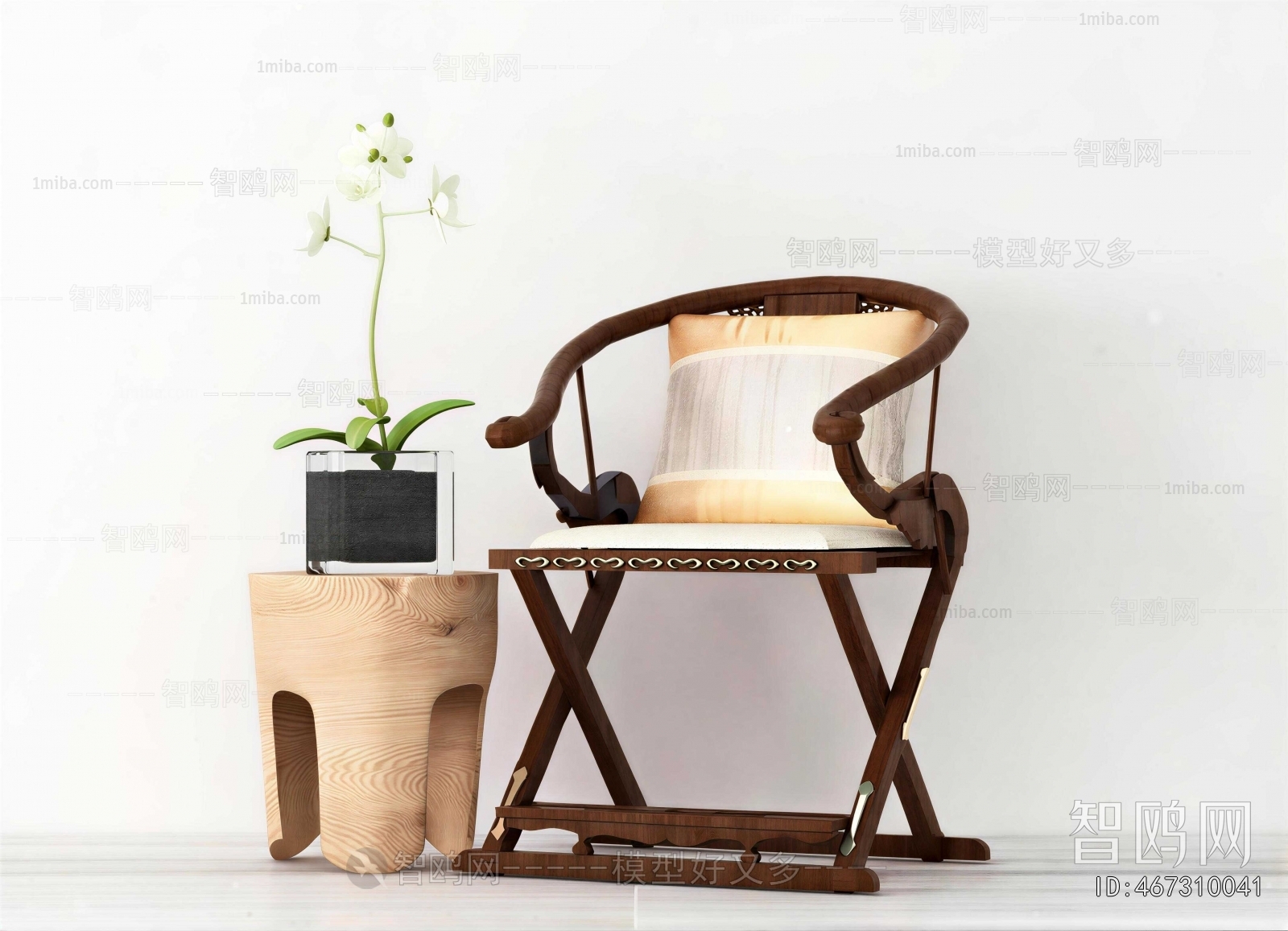 New Chinese Style Lounge Chair