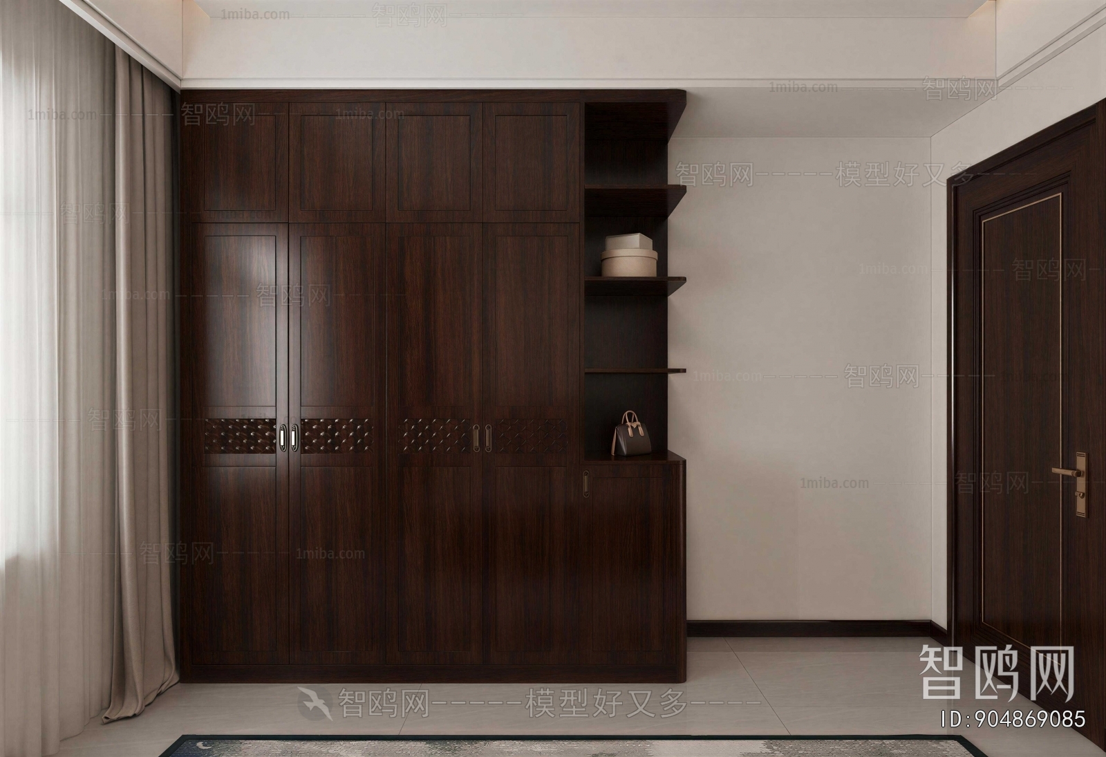 New Chinese Style Shoe Cabinet