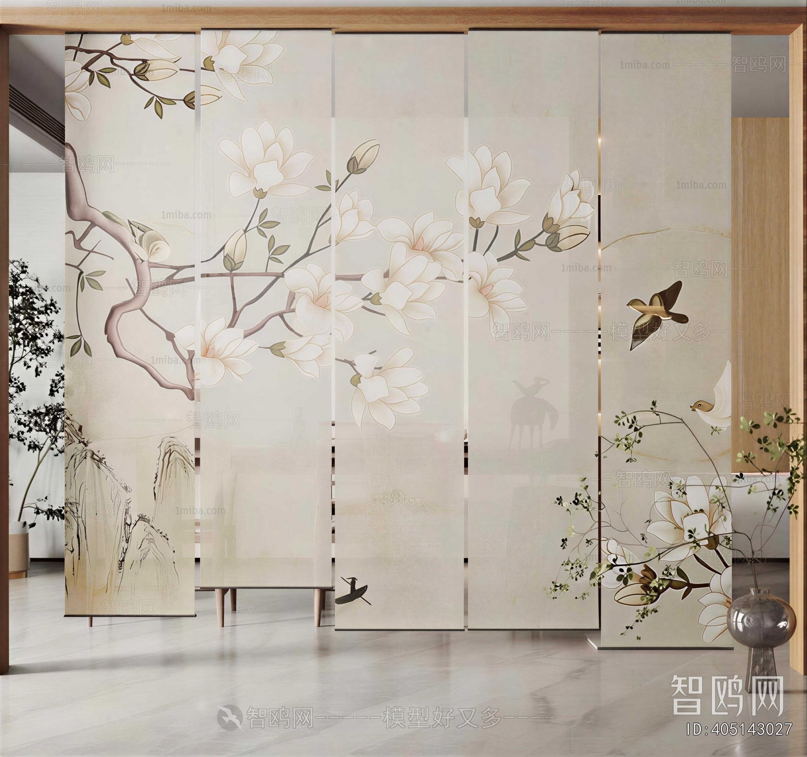 New Chinese Style Door Curtain