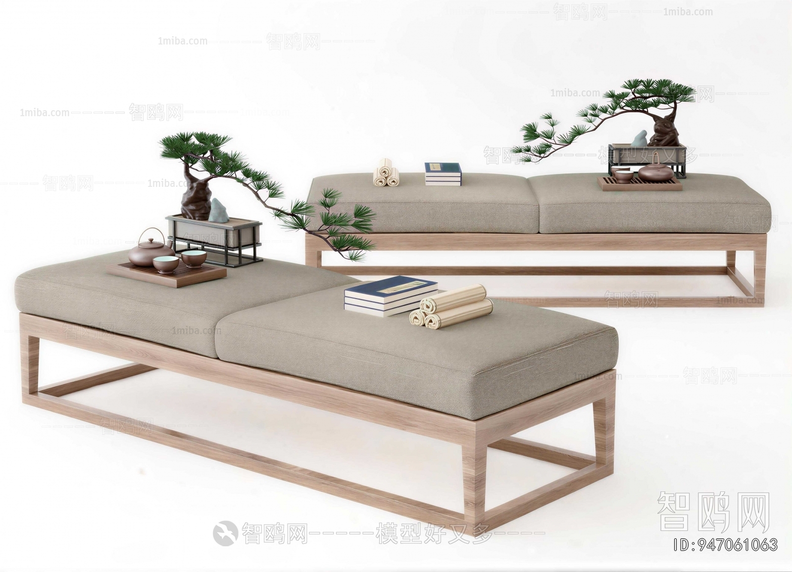 New Chinese Style Bench