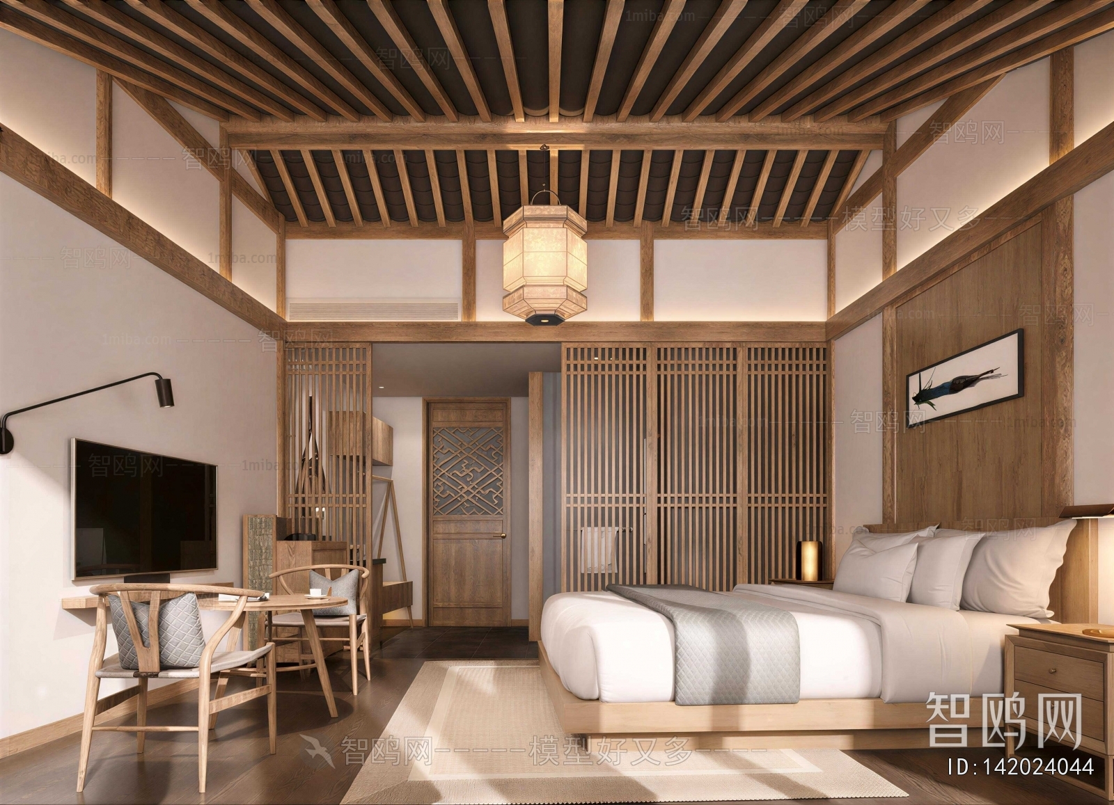 New Chinese Style Guest Room
