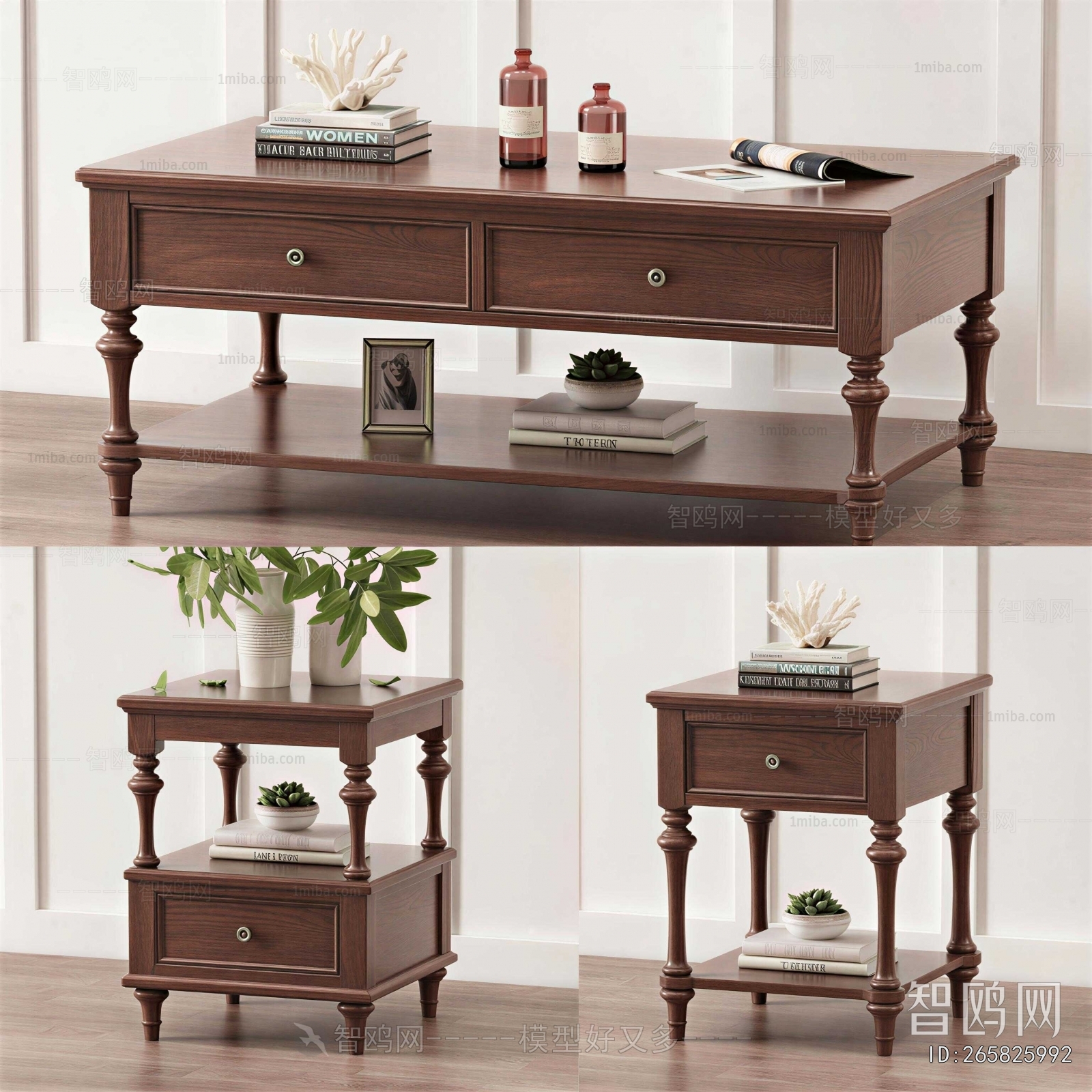 American Style Side Table/corner Table