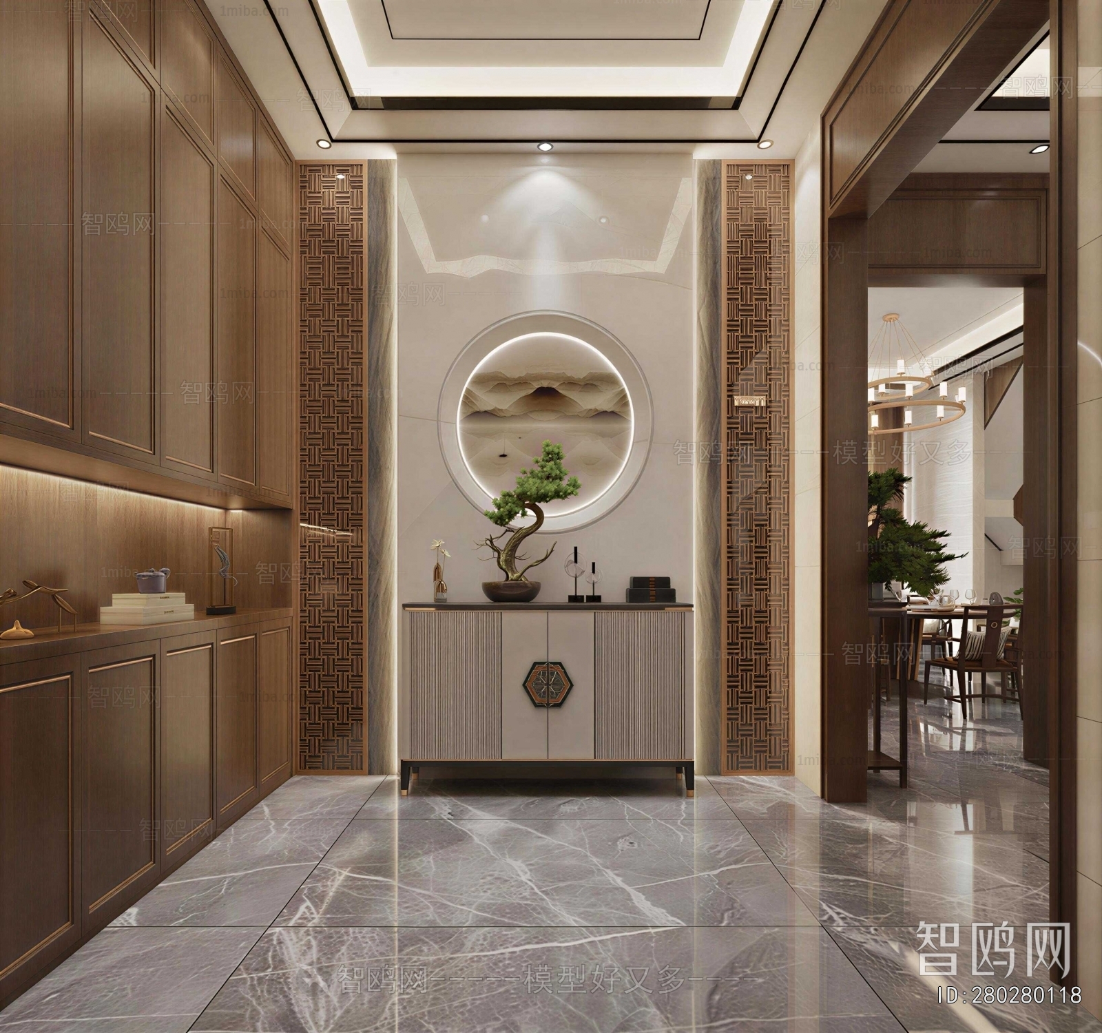 New Chinese Style Hallway