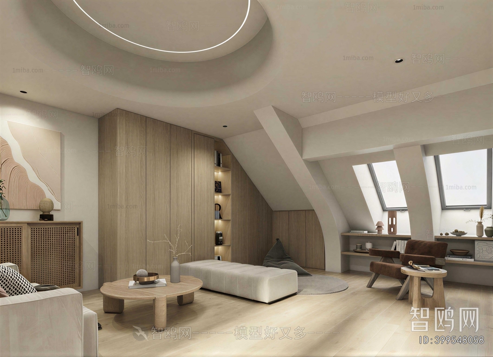 Wabi-sabi Style Attic