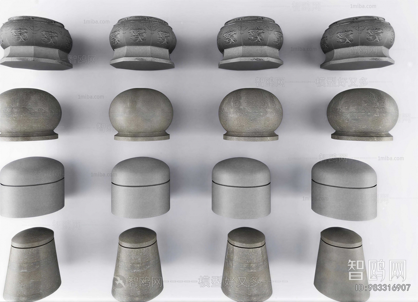 New Chinese Style Stone Carving
